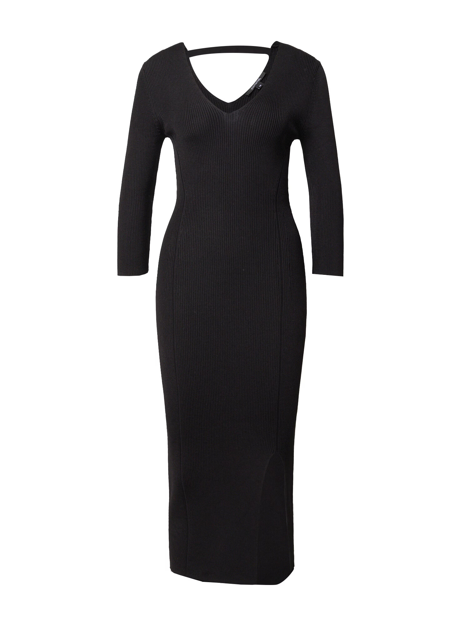 COMMA Rochie tricotat negru - Pled.ro