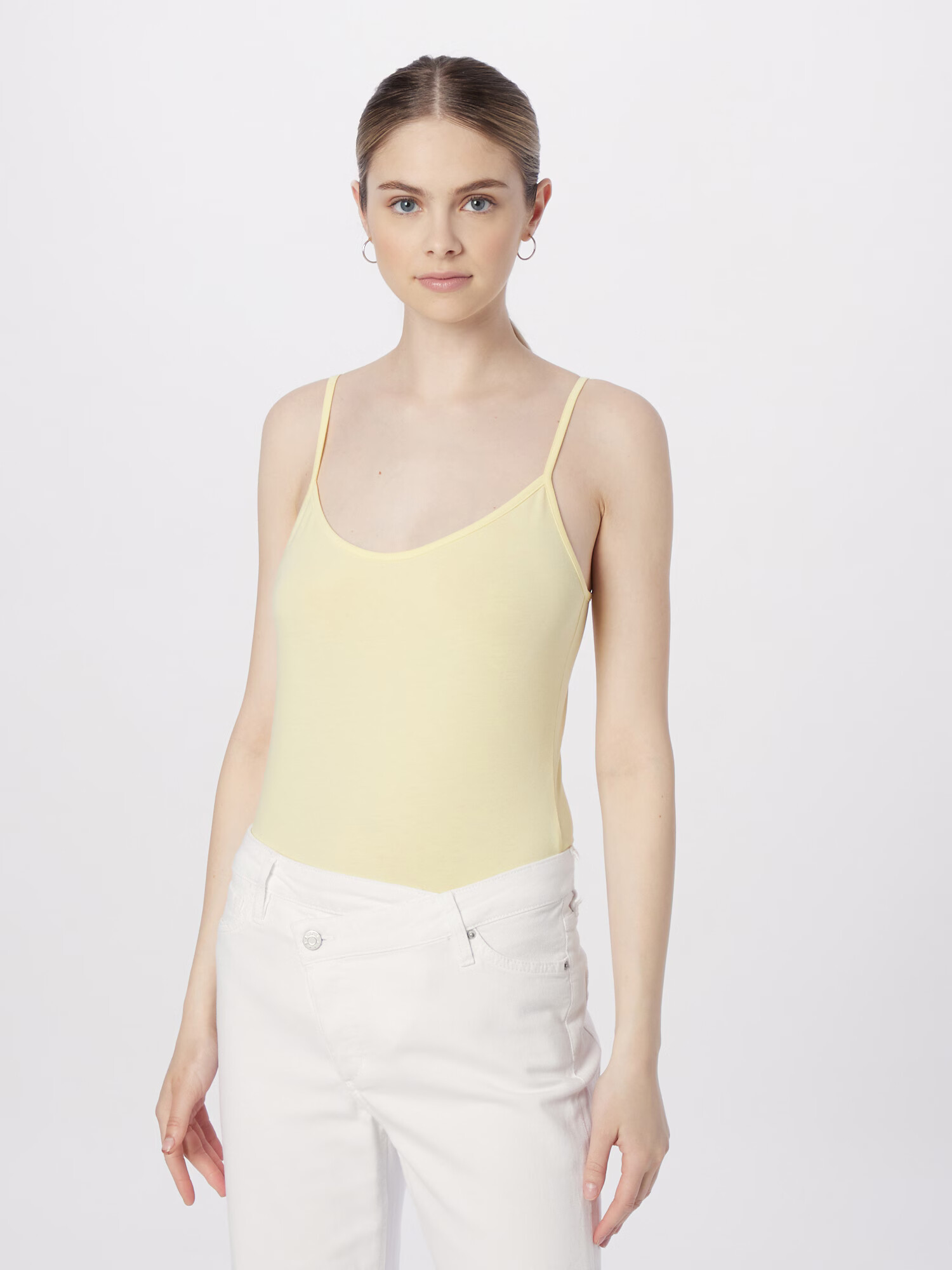 COMMA Top galben pastel - Pled.ro