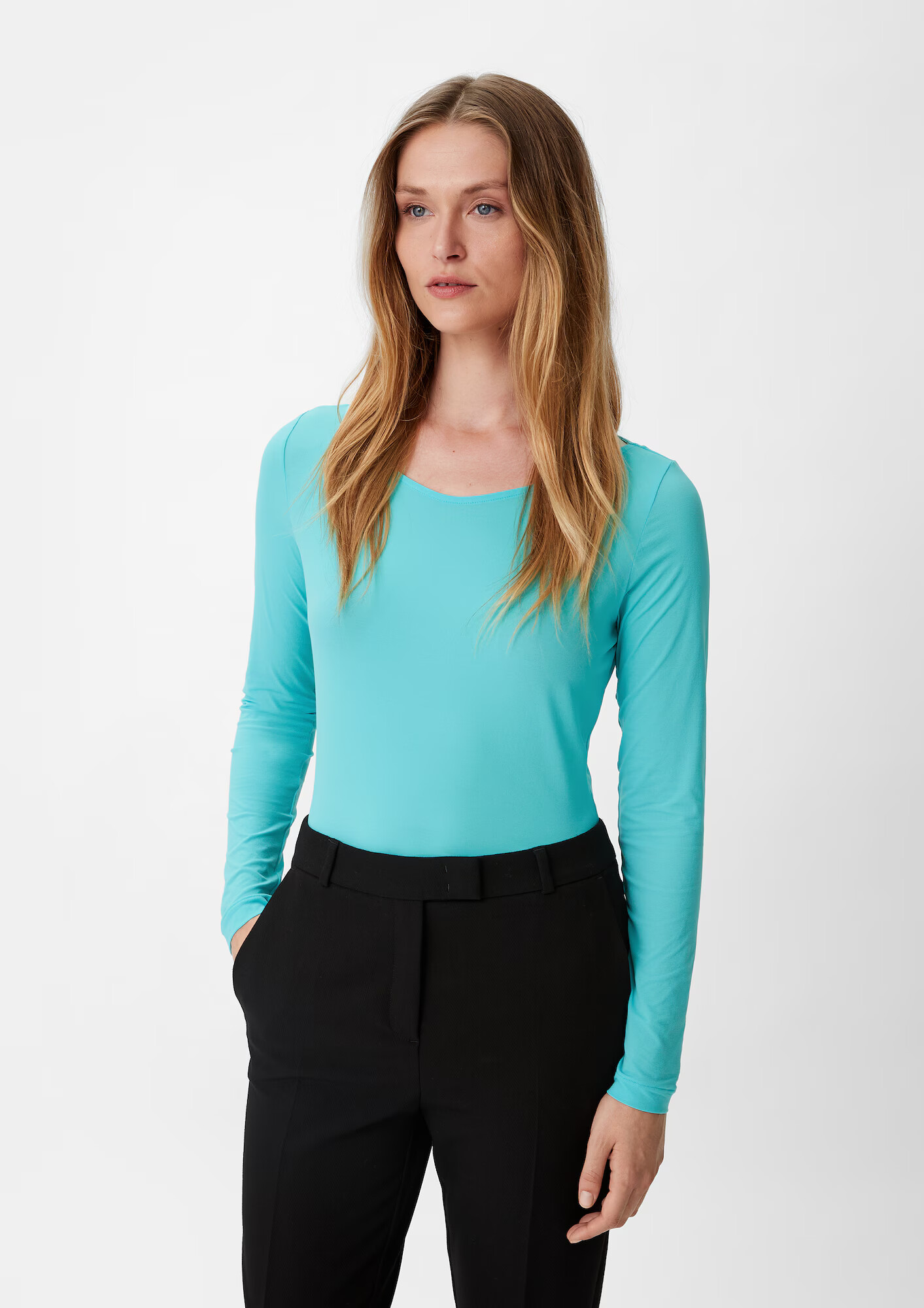 COMMA Tricou albastru aqua - Pled.ro