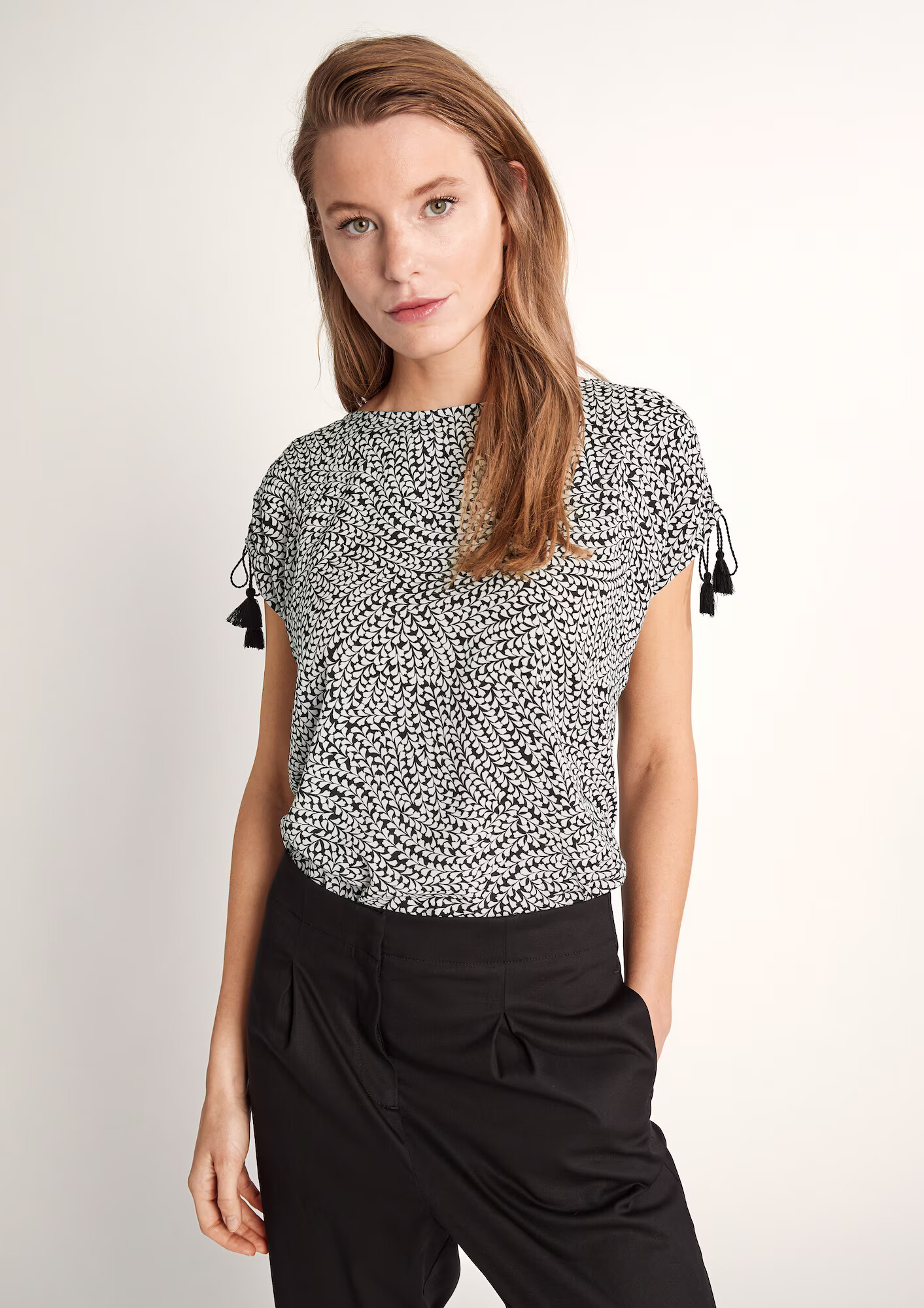 COMMA Tricou negru / alb - Pled.ro