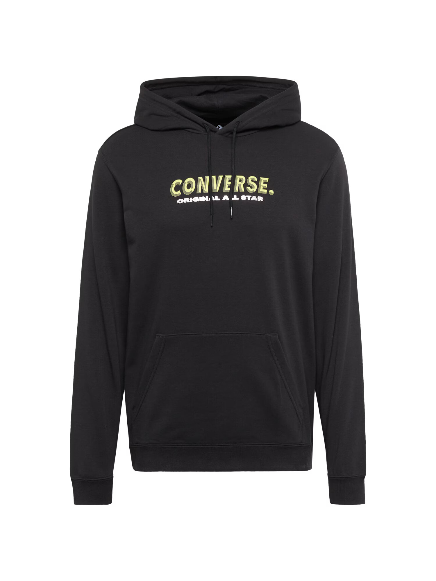 CONVERSE Bluză de molton galben / negru / alb - Pled.ro