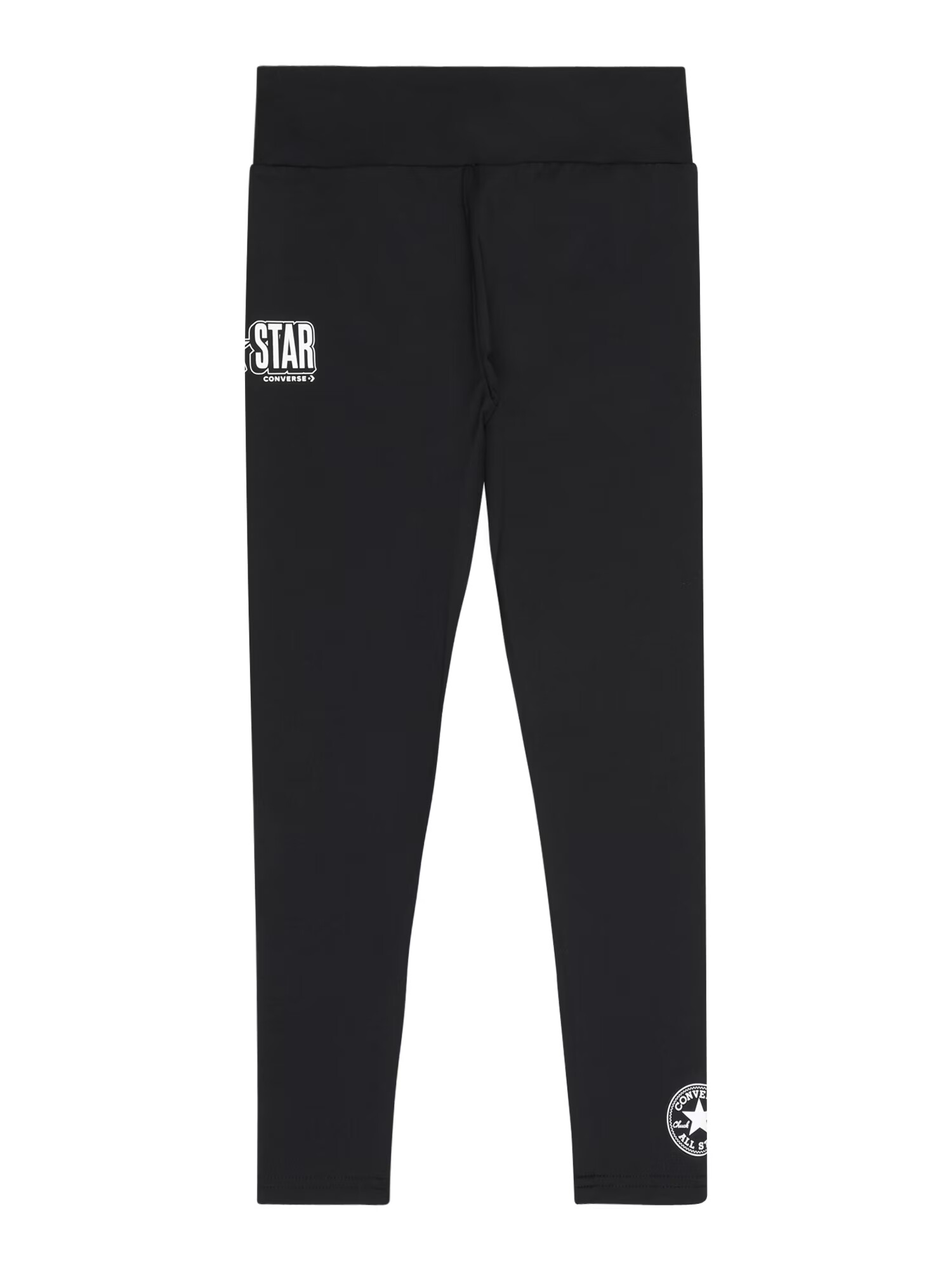 CONVERSE Leggings negru / alb - Pled.ro