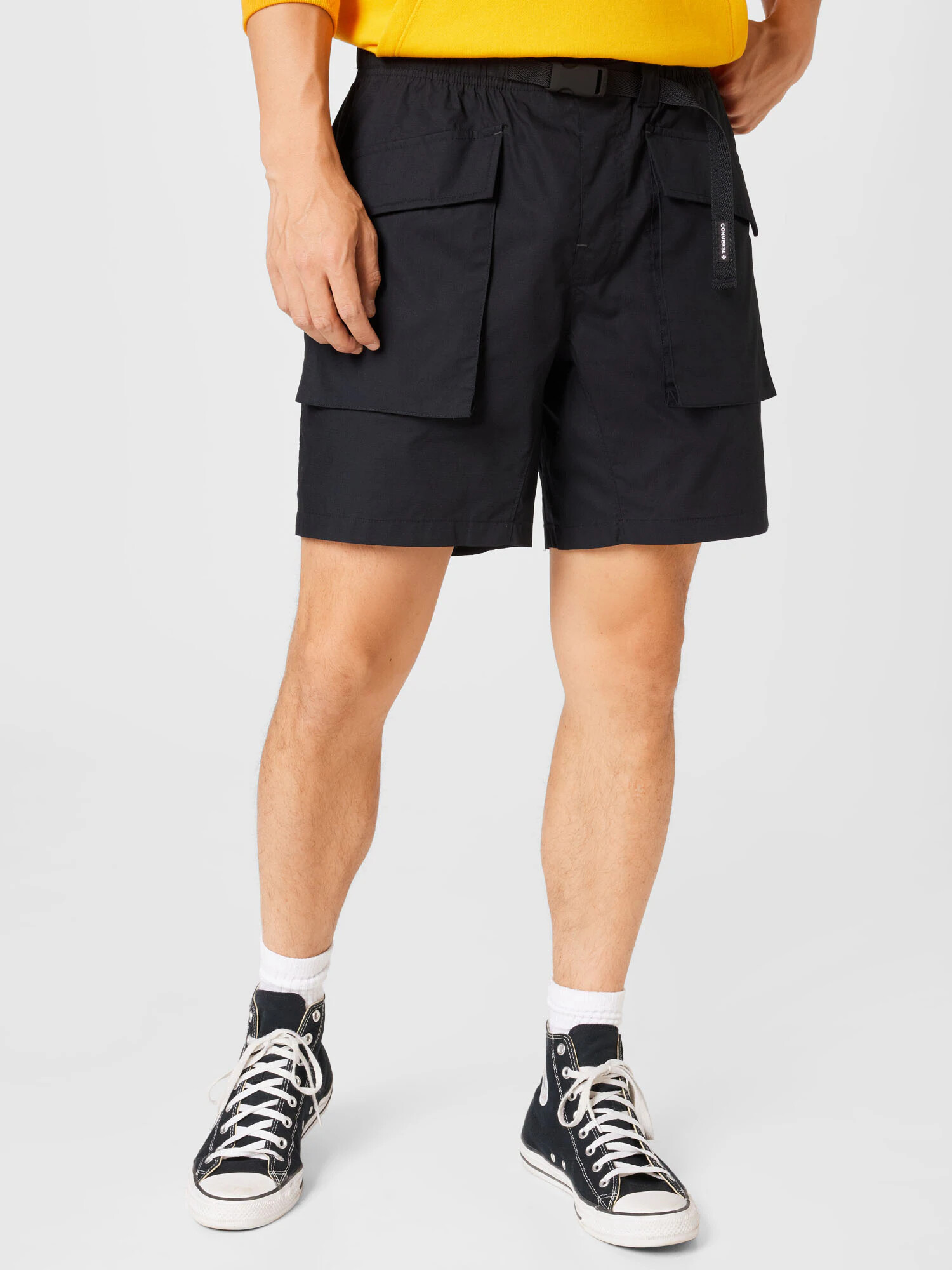 CONVERSE Pantaloni cu buzunare negru - Pled.ro