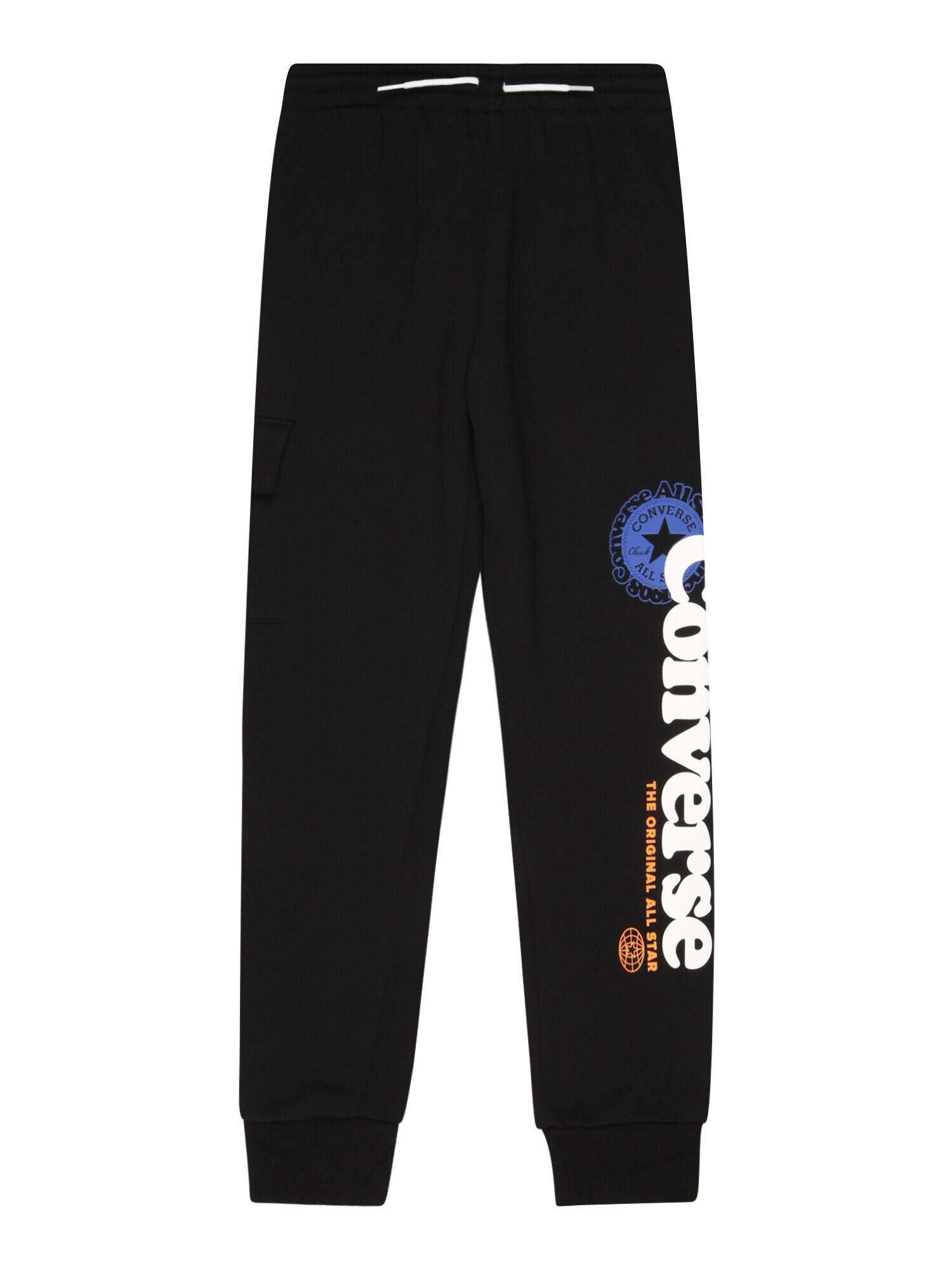 CONVERSE Pantaloni 'INTO THE WILD' albastru regal / portocaliu / negru / alb - Pled.ro