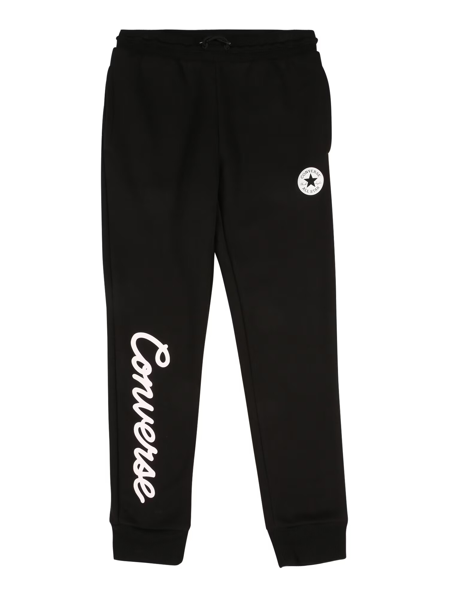 CONVERSE Pantaloni negru / alb - Pled.ro