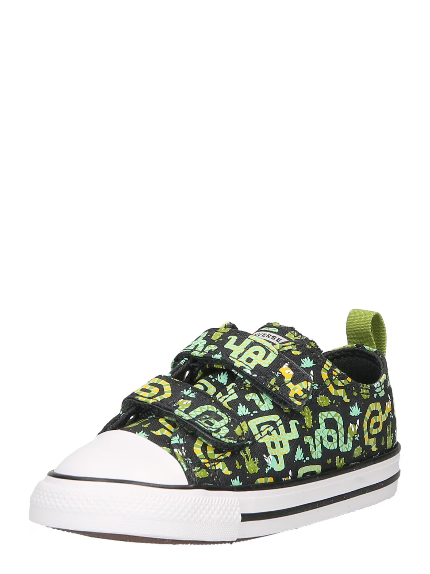 CONVERSE Sneaker 'CHUCK TAYLOR ALL STAR' gri metalic / verde / alb - Pled.ro