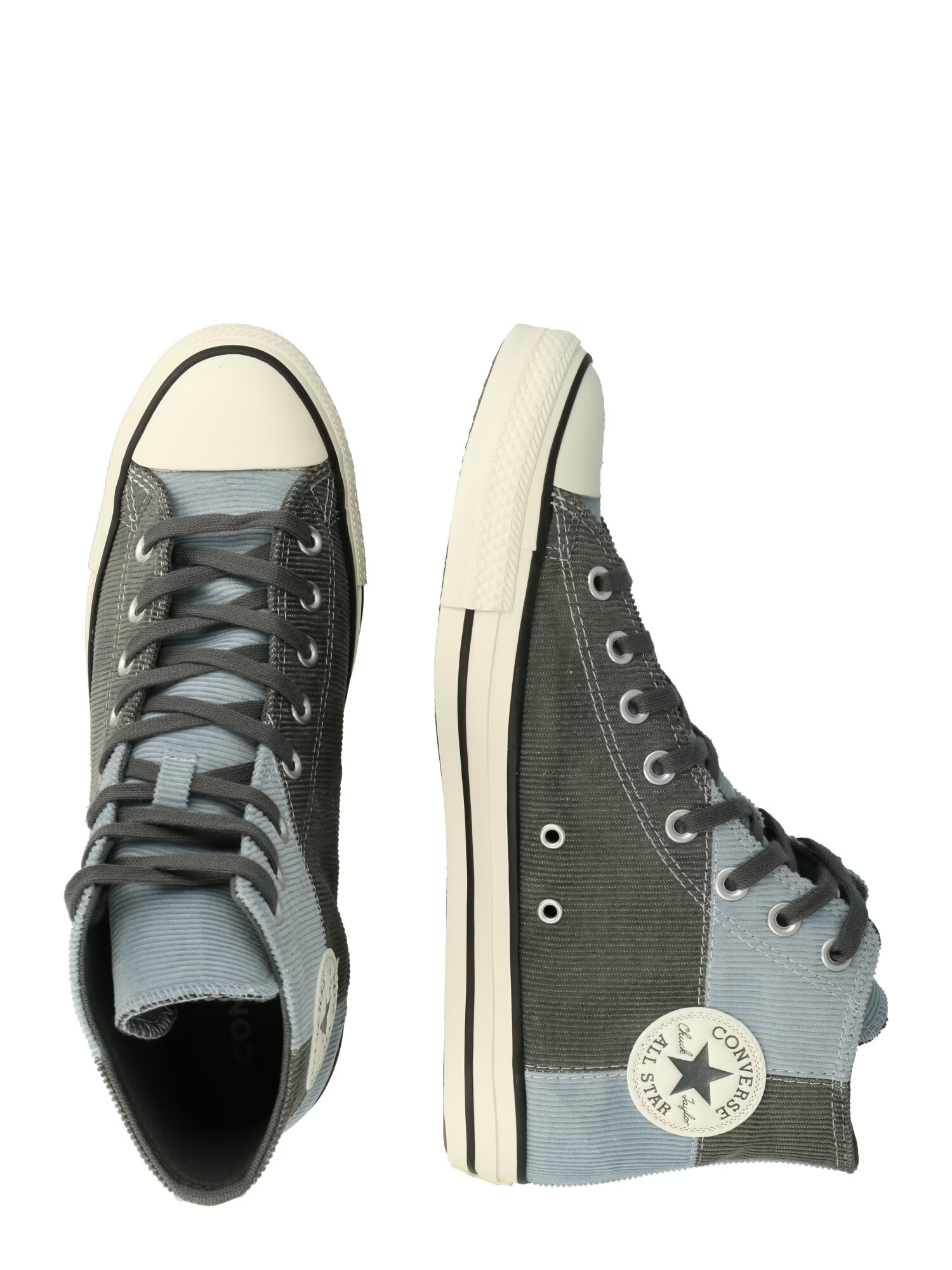 CONVERSE Sneaker înalt albastru fumuriu / kaki / alb - Pled.ro