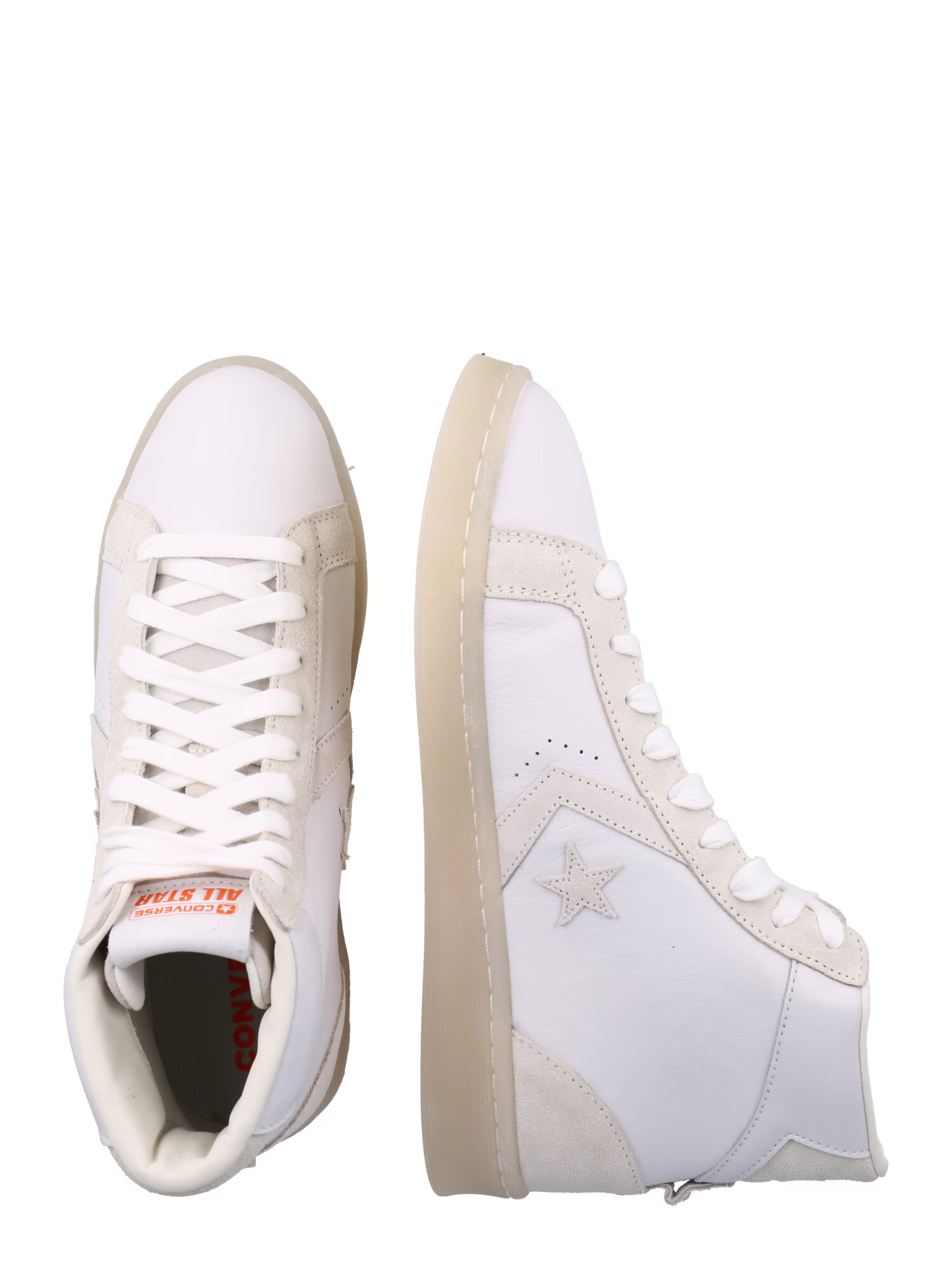 CONVERSE Sneaker înalt bej / alb - Pled.ro