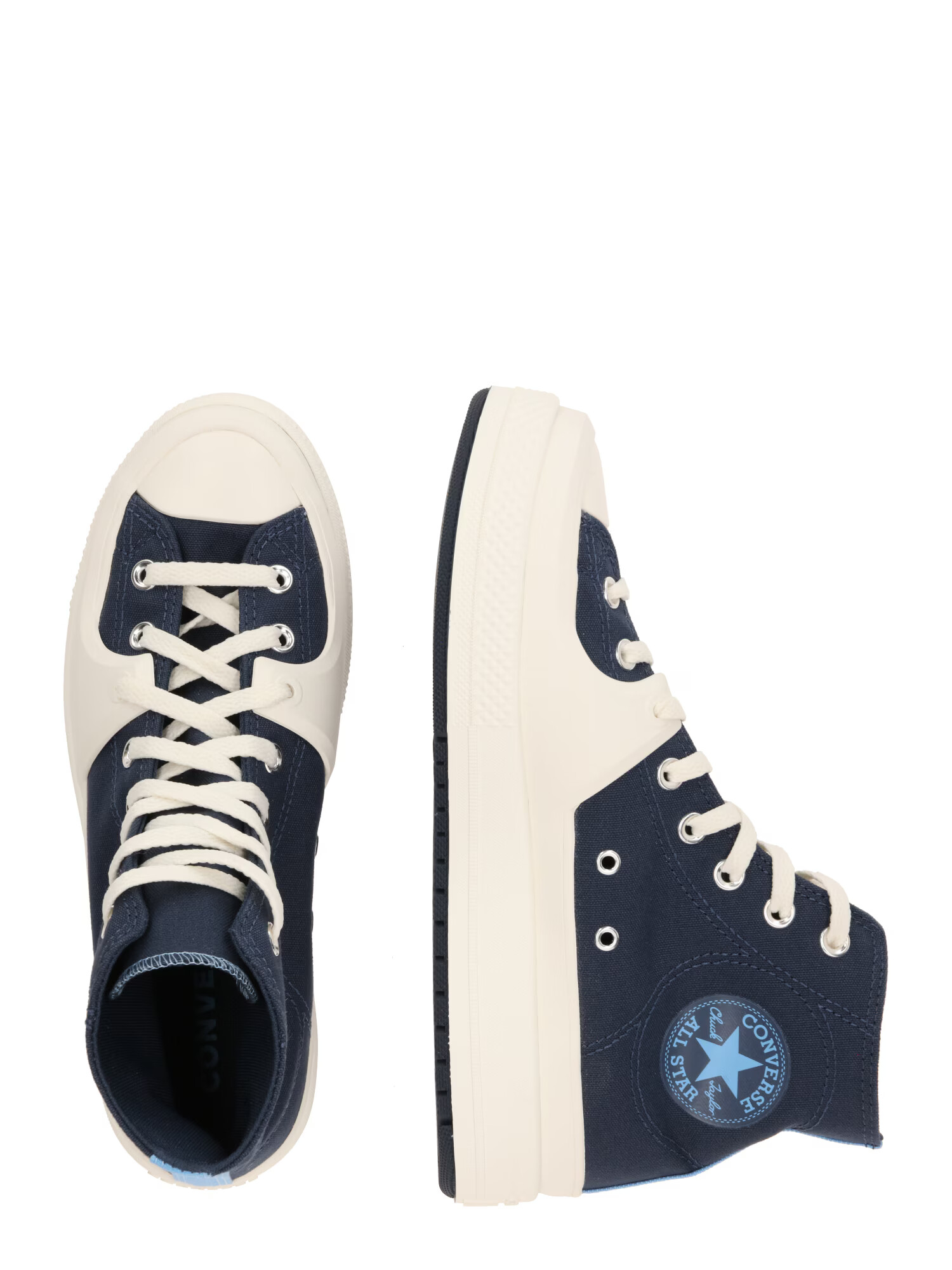 CONVERSE Sneaker înalt bleumarin / alb - Pled.ro