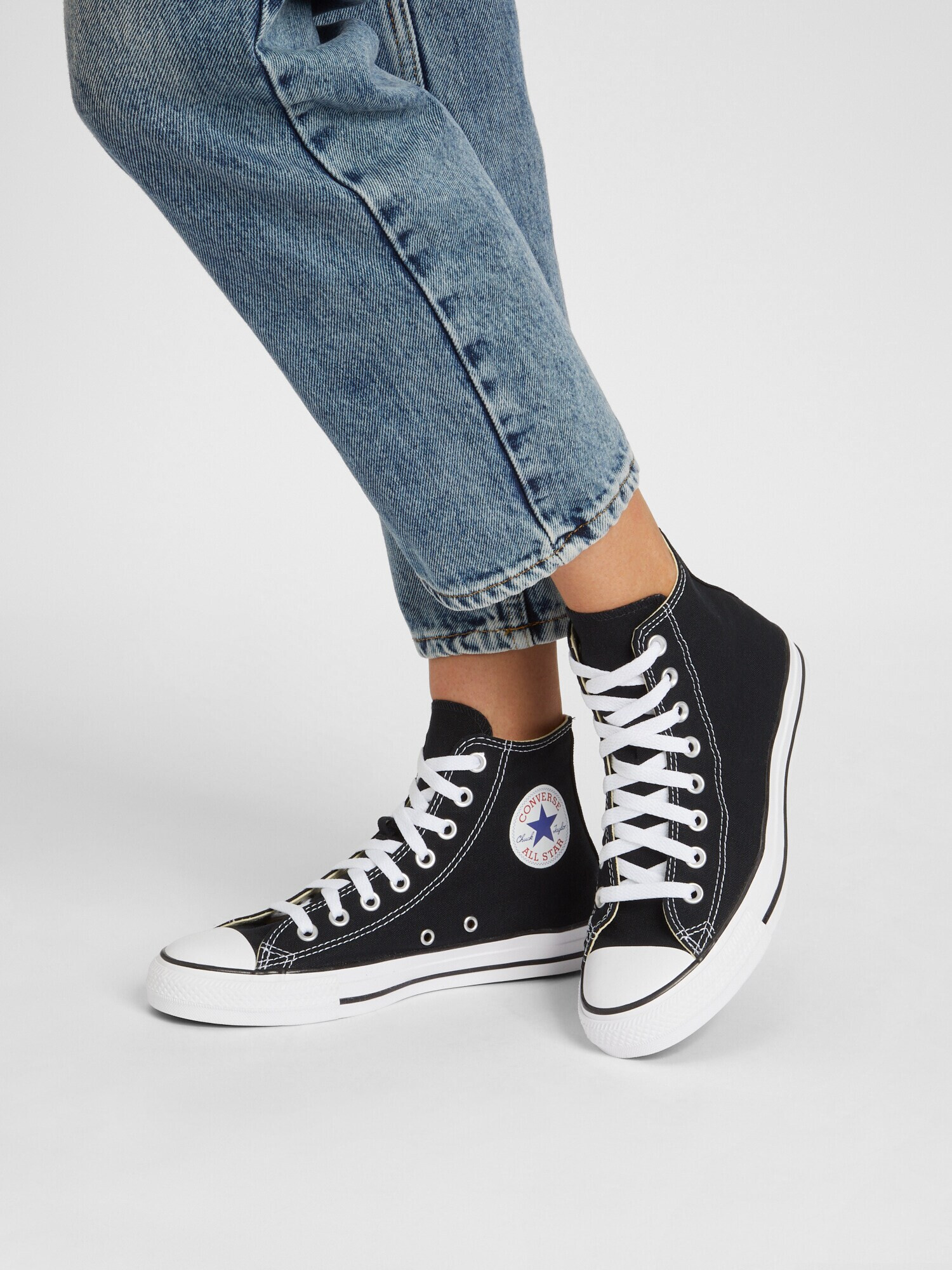 CONVERSE Sneaker înalt 'Chuck Taylor All Star' albastru / roșu / negru / alb - Pled.ro