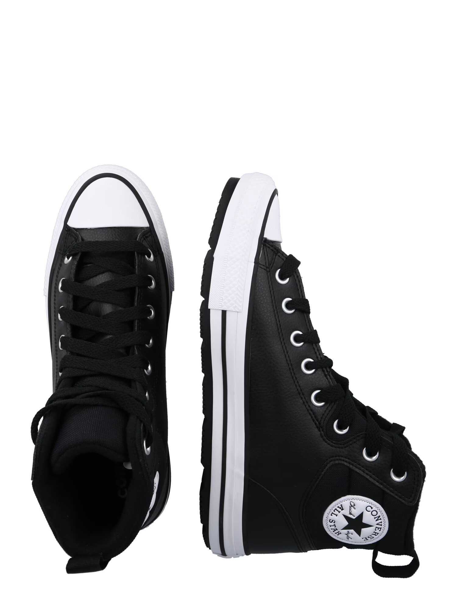 CONVERSE Sneaker înalt 'Chuck Taylor All Star Berkshire' negru / alb - Pled.ro