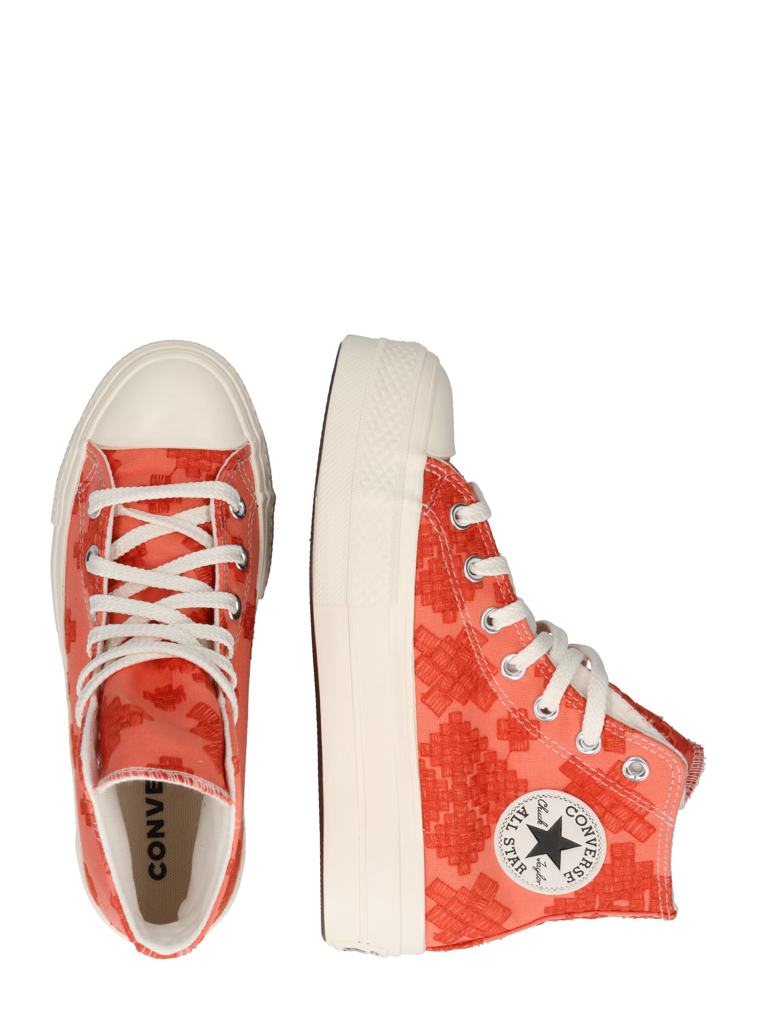 CONVERSE Sneaker înalt 'Chuck Taylor All Star' corai / roșu / alb - Pled.ro