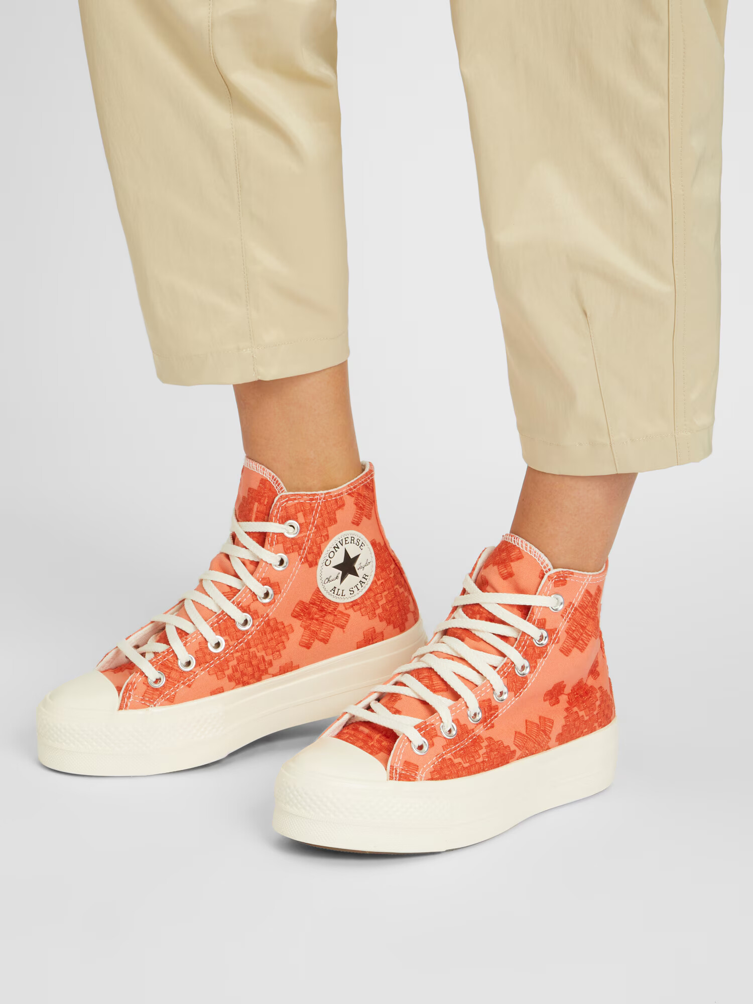 CONVERSE Sneaker înalt 'Chuck Taylor All Star' corai / roșu / alb - Pled.ro