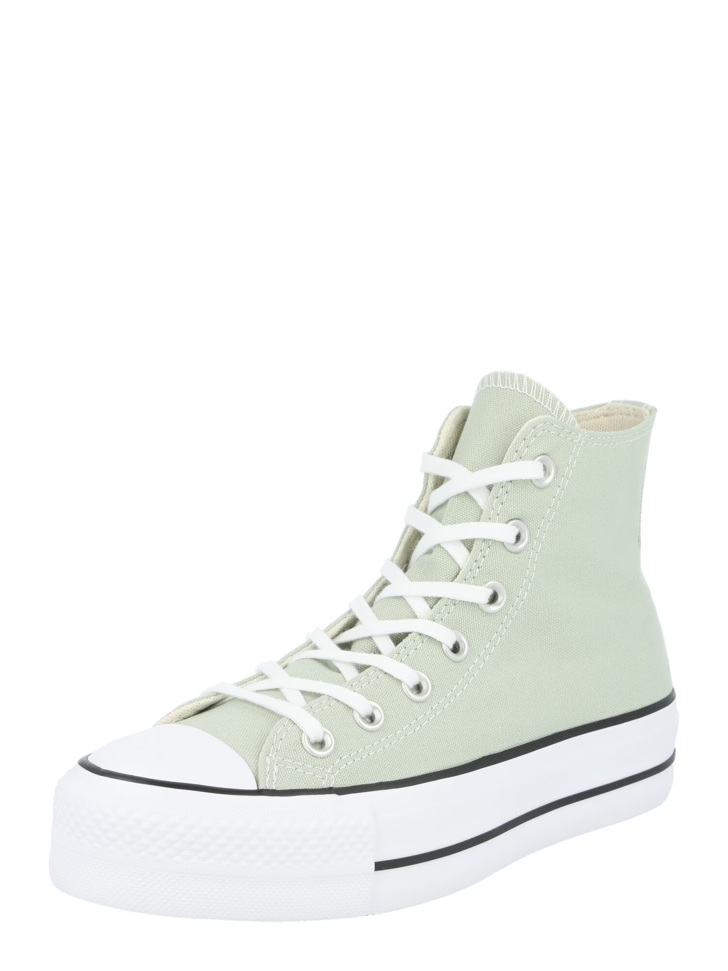 CONVERSE Sneaker înalt 'CHUCK TAYLOR ALL STAR LIFT PLATFORM SEASONAL' verde deschis - Pled.ro