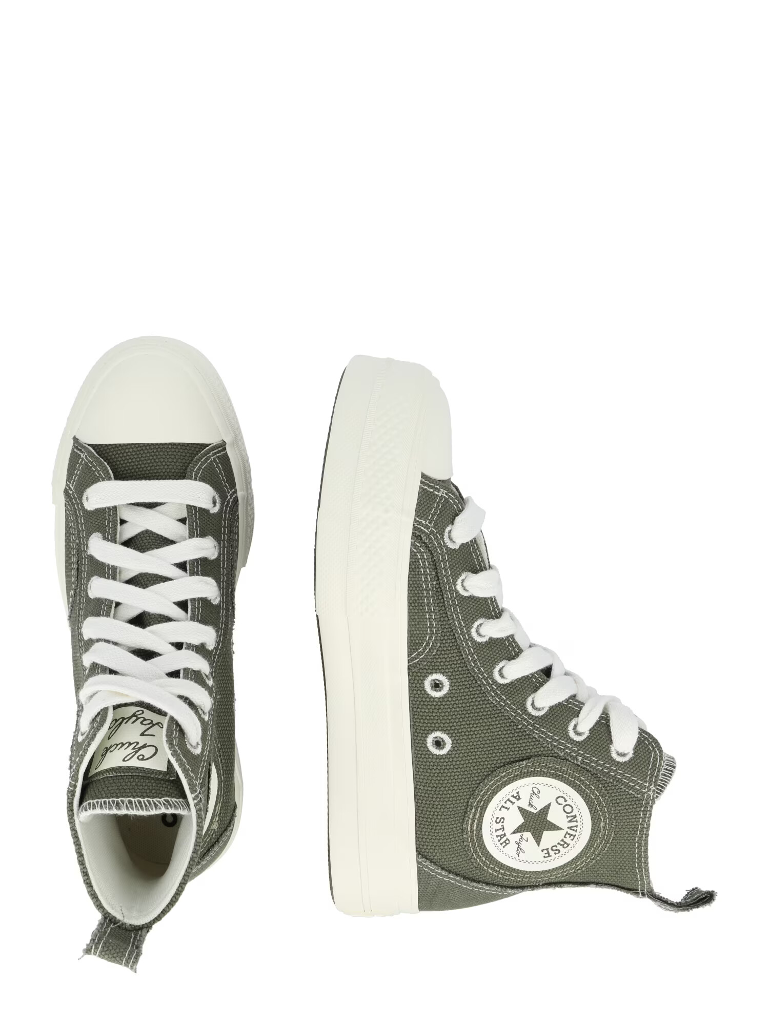 CONVERSE Sneaker înalt 'Chuck Taylor All Star Lift' verde - Pled.ro