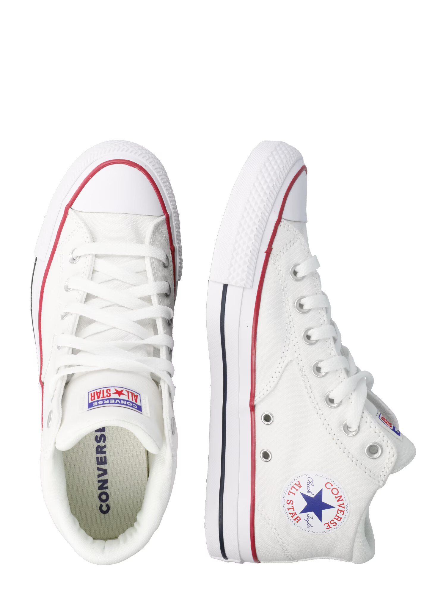 CONVERSE Sneaker înalt 'Chuck Taylor All Star Malden Street' roșu / alb - Pled.ro