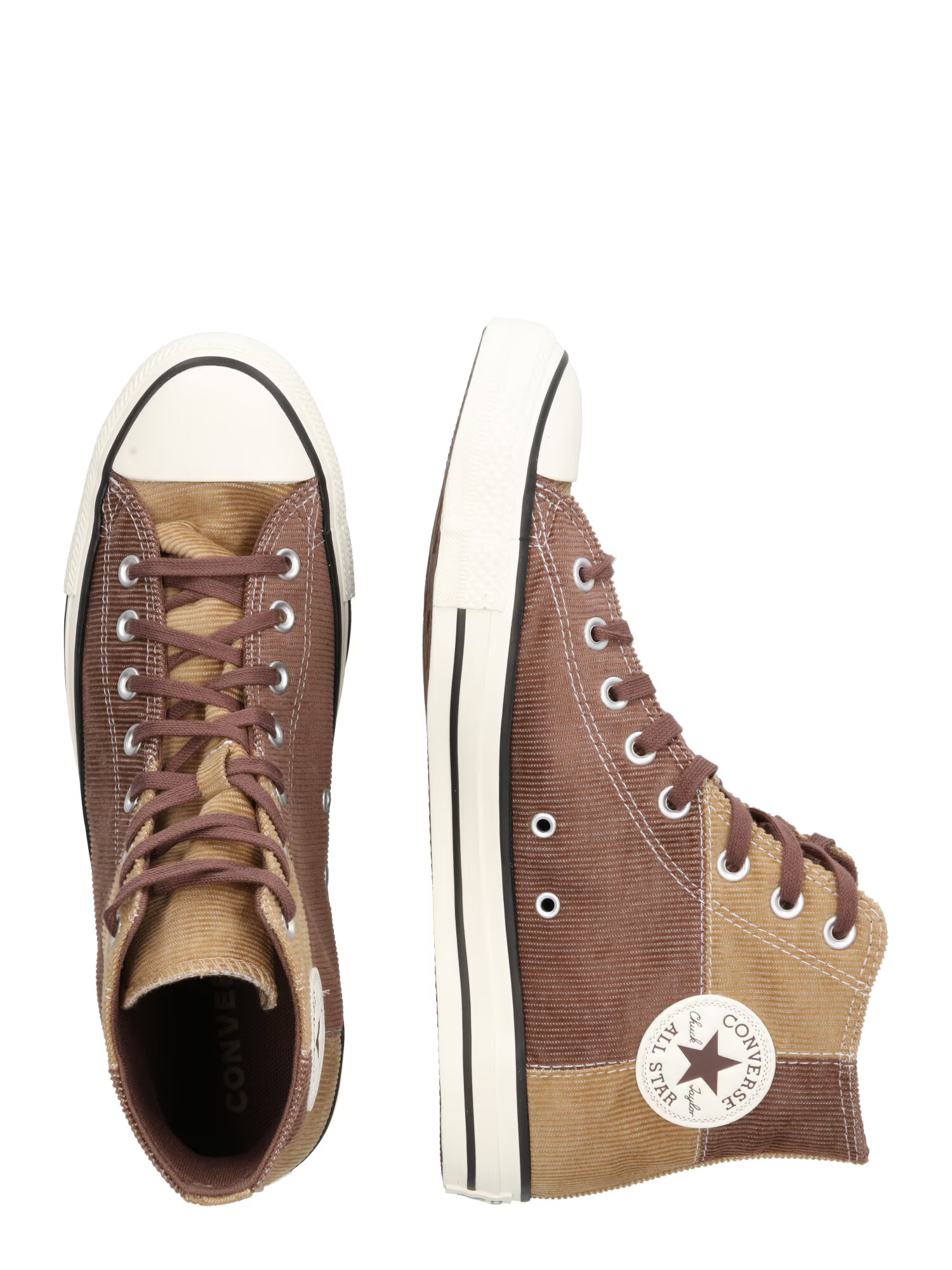 CONVERSE Sneaker înalt 'Chuck Taylor All Star' maro / maro deschis / negru / alb - Pled.ro