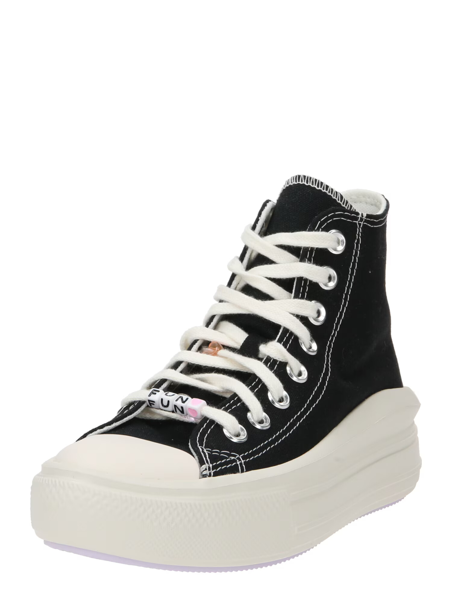 CONVERSE Sneaker înalt 'Chuck Taylor All Star Move' negru / alb - Pled.ro