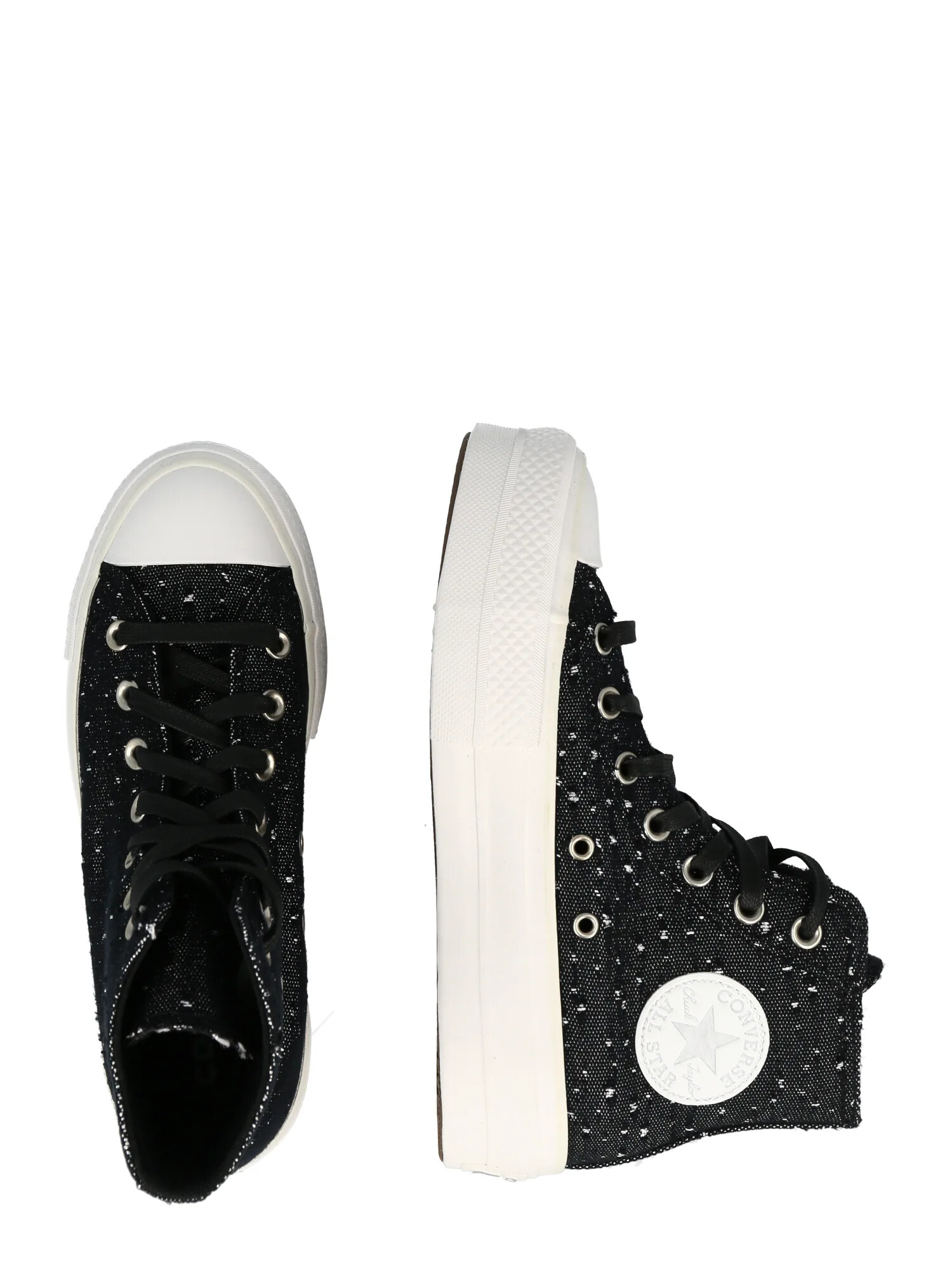 CONVERSE Sneaker înalt 'Chuck Taylor All Star' negru / alb - Pled.ro