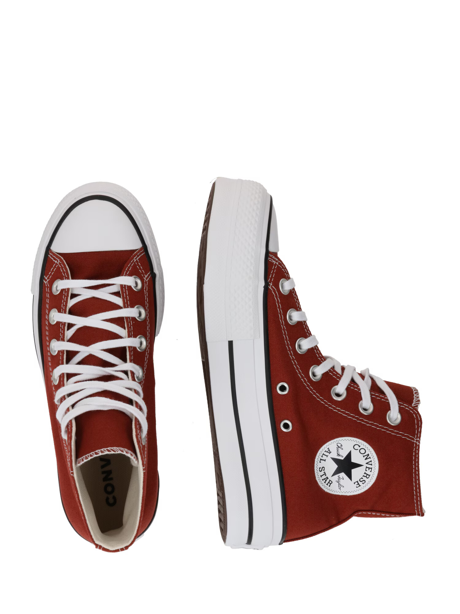 CONVERSE Sneaker înalt 'Chuck Taylor All Star' roșu cireș / negru / alb - Pled.ro