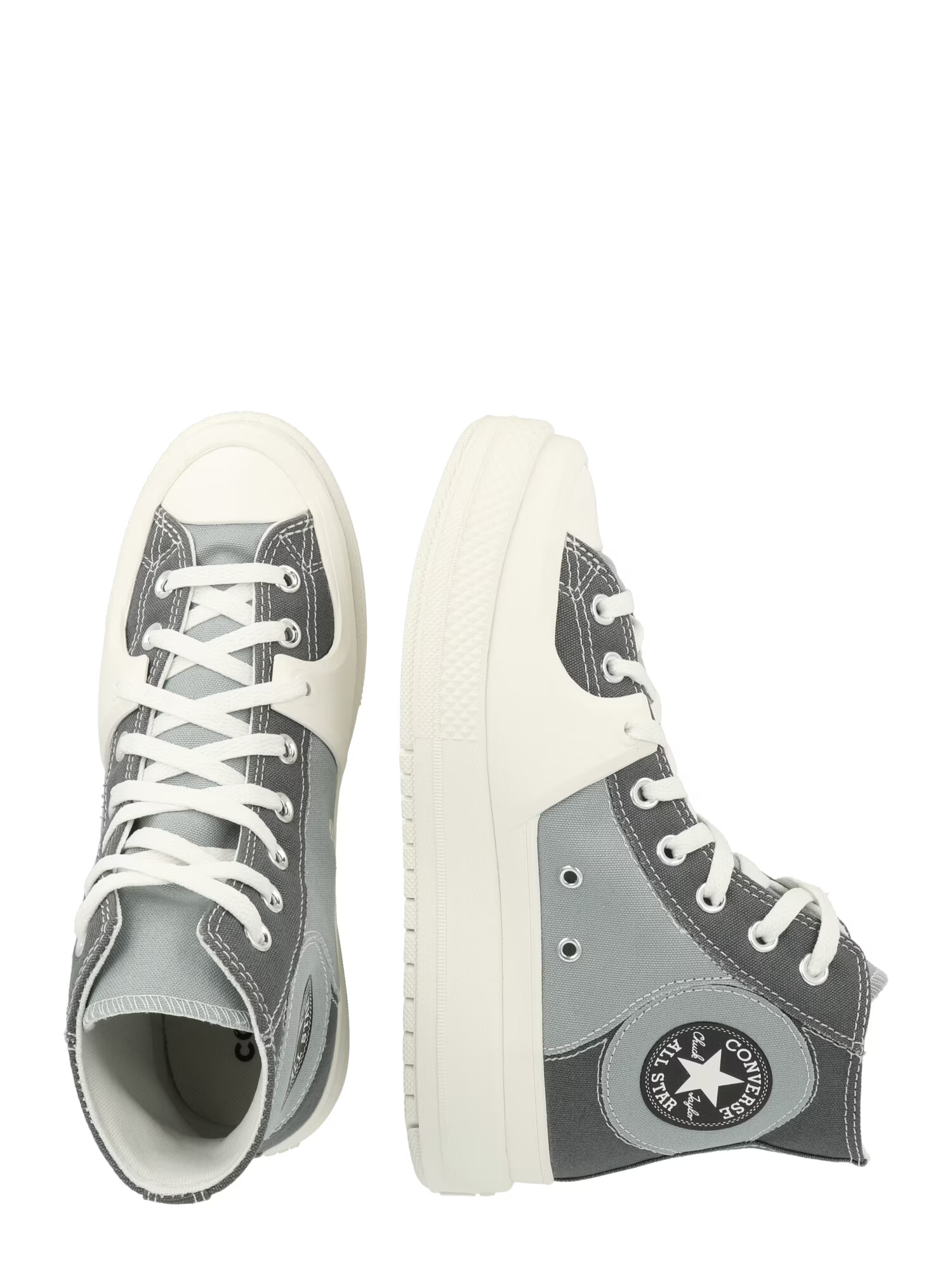 CONVERSE Sneaker înalt 'CONSTRUCT SUMMER' albastru fumuriu / albastru închis / alb natural - Pled.ro