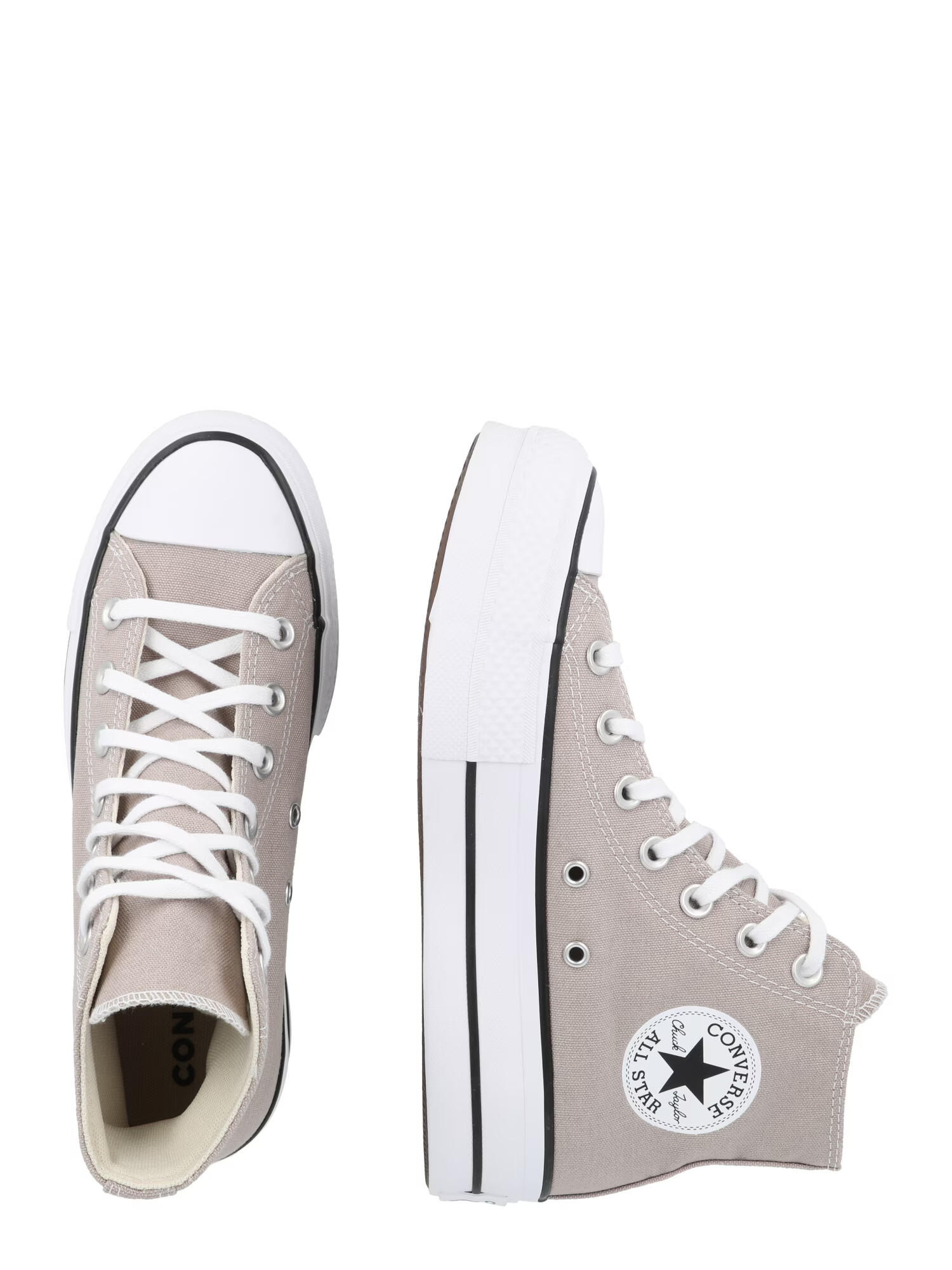 CONVERSE Sneaker înalt 'Chuck Taylor All Star' grej / negru / alb - Pled.ro