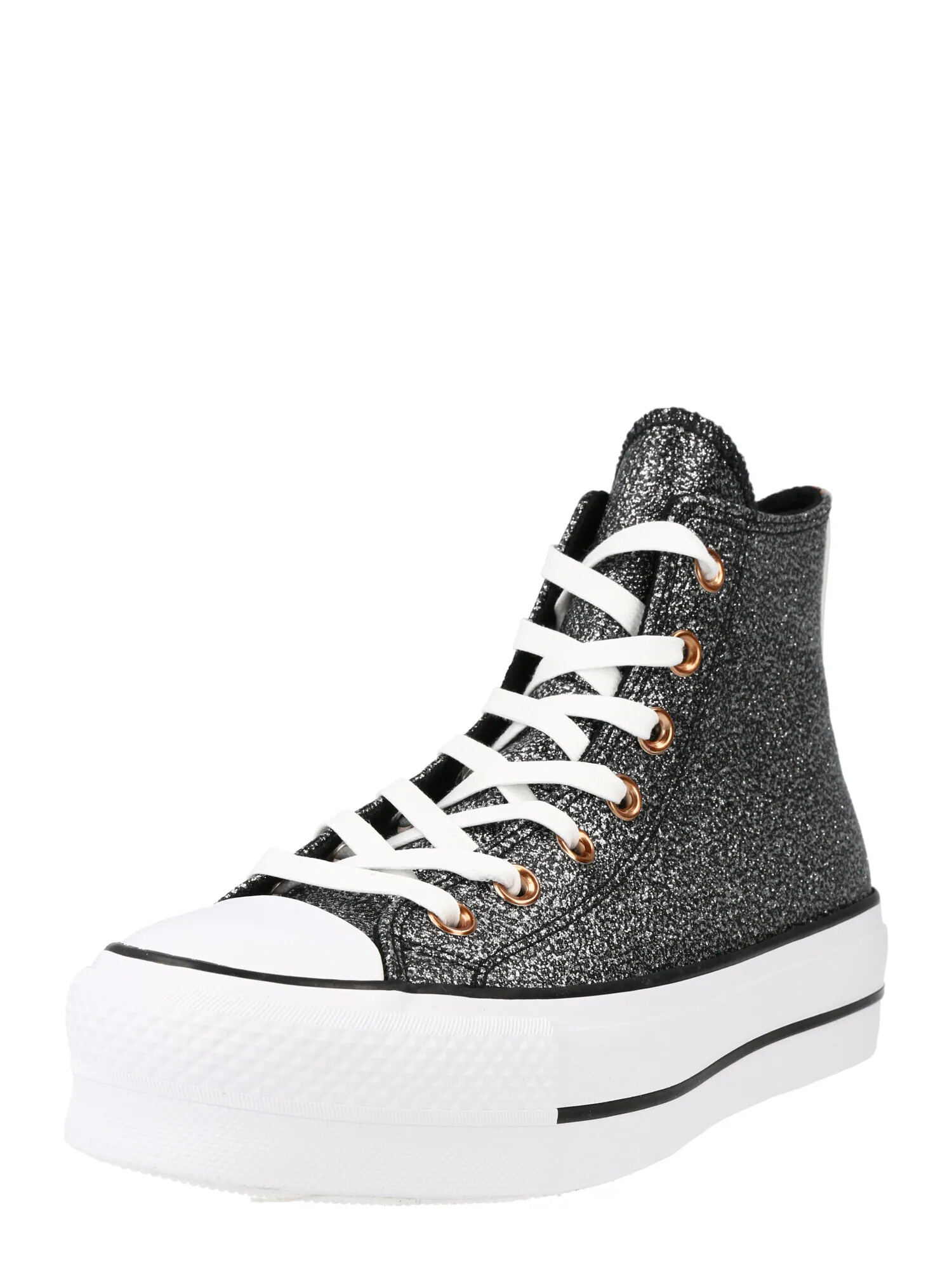 CONVERSE Sneaker înalt 'Chuck Taylor All Star' maro ruginiu / negru / argintiu / alb - Pled.ro