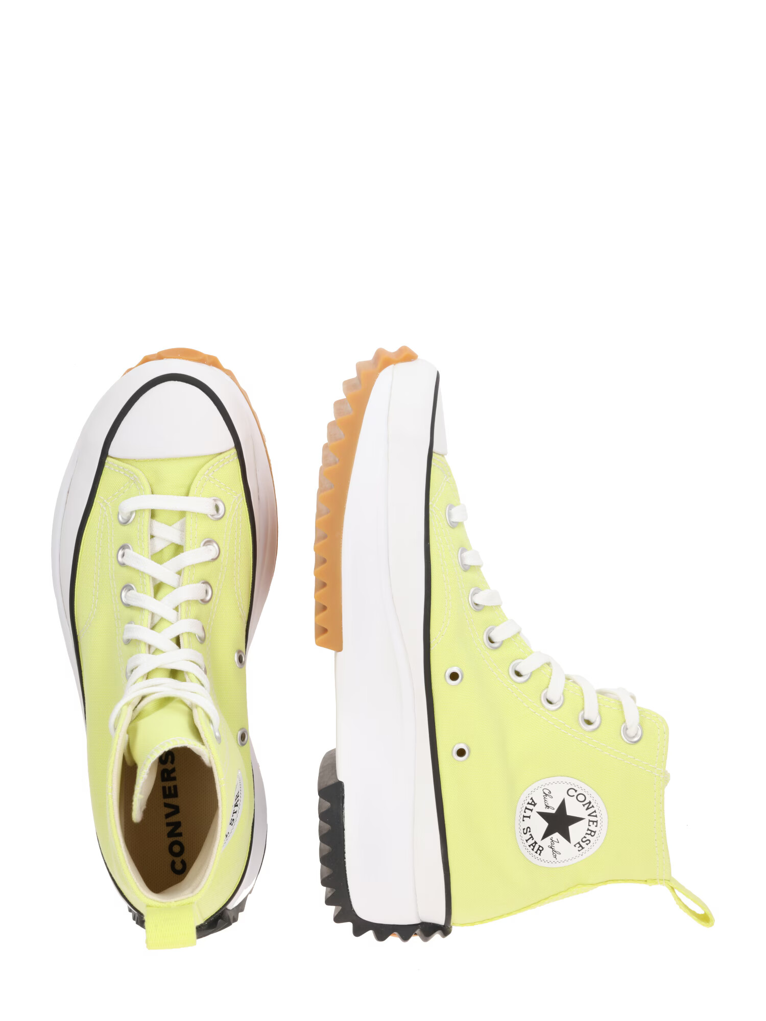 CONVERSE Sneaker înalt 'RUN STAR HIKE' galben citron / negru / alb - Pled.ro