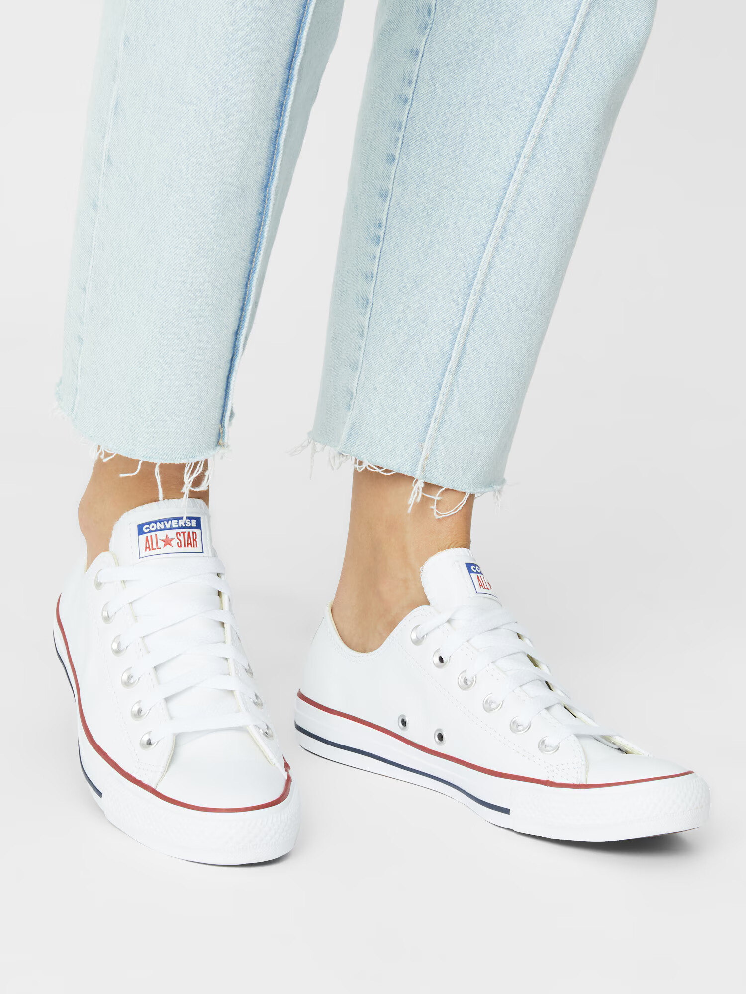 CONVERSE Sneaker low 'All Star' albastru / roșu / alb - Pled.ro