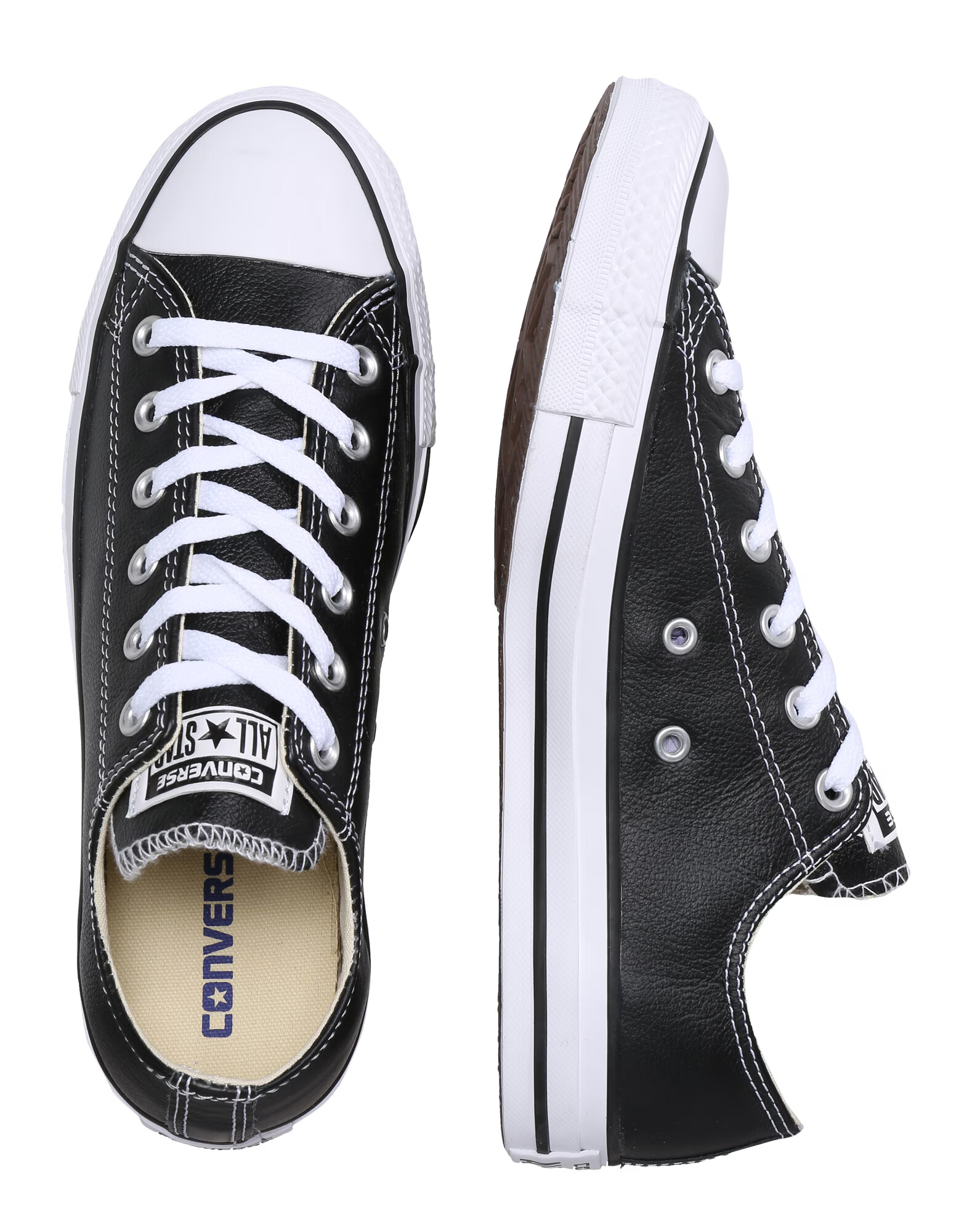 CONVERSE Sneaker low 'All Star Ox' negru / alb - Pled.ro