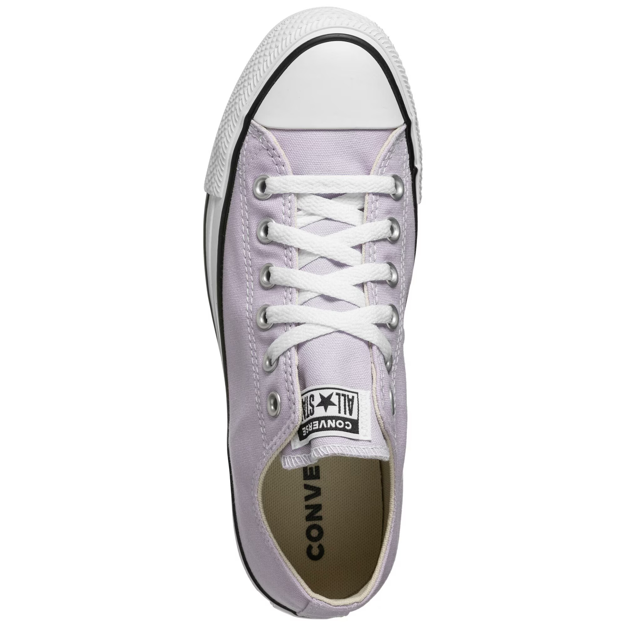 CONVERSE Sneaker low 'CHUCK TAYLOR ALL STAR 50/50 RECYCLED COT' mov pastel / alb - Pled.ro