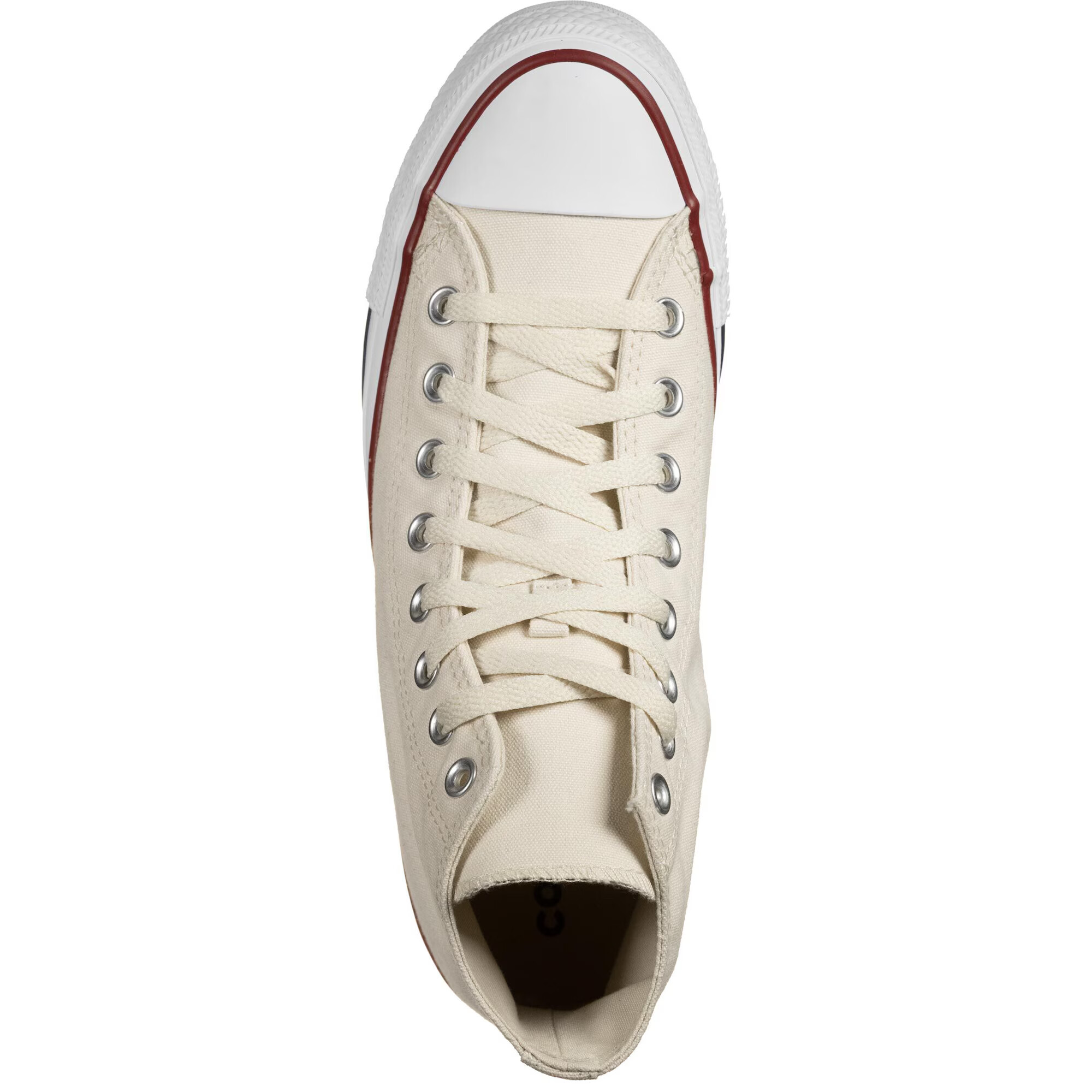 CONVERSE Sneaker low 'Chuck Taylor All Star Classic' alb kitt / roșu / alb - Pled.ro