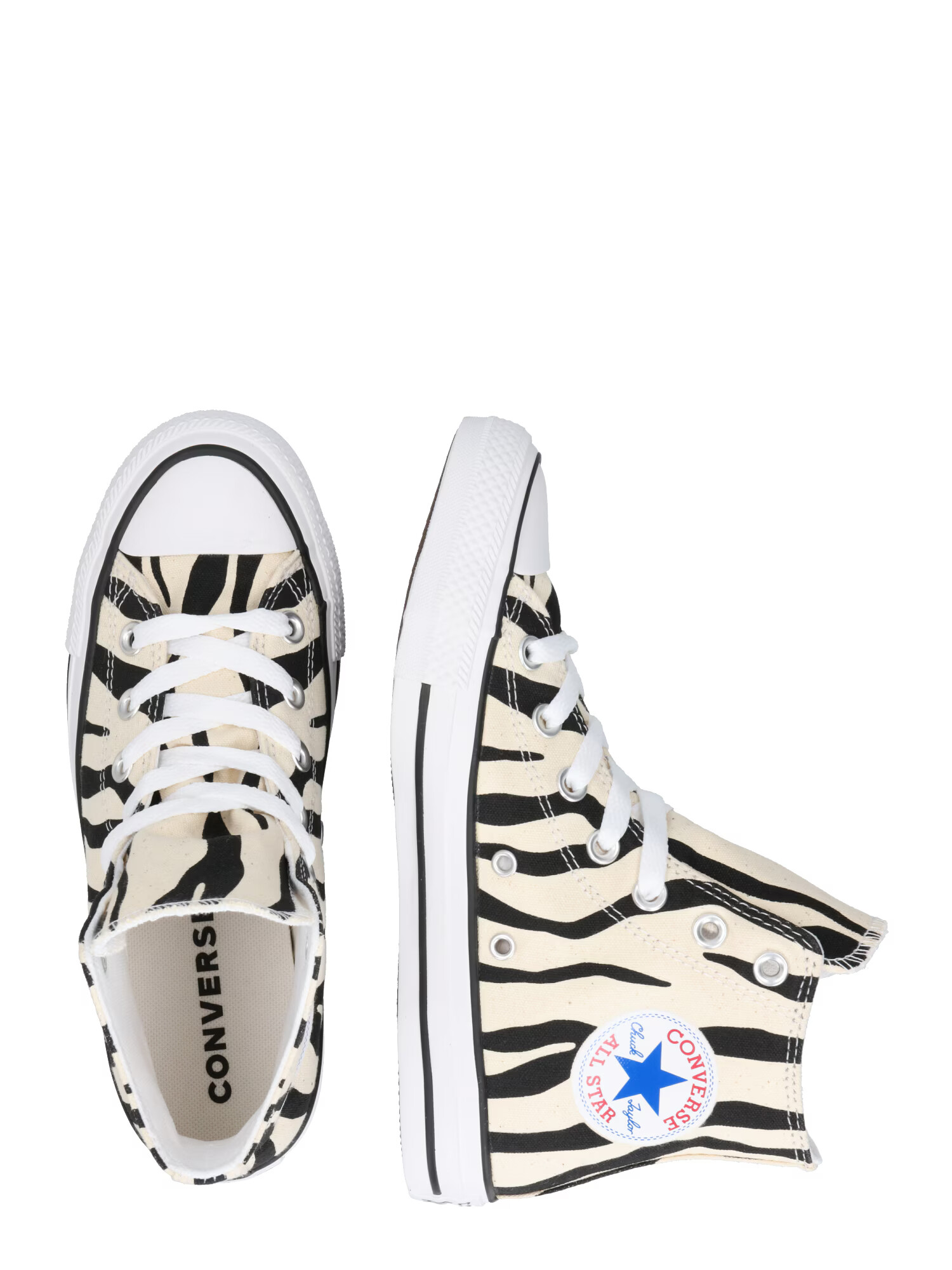 CONVERSE Sneaker low 'CHUCK TAYLOR ALL STAR' crem / negru - Pled.ro