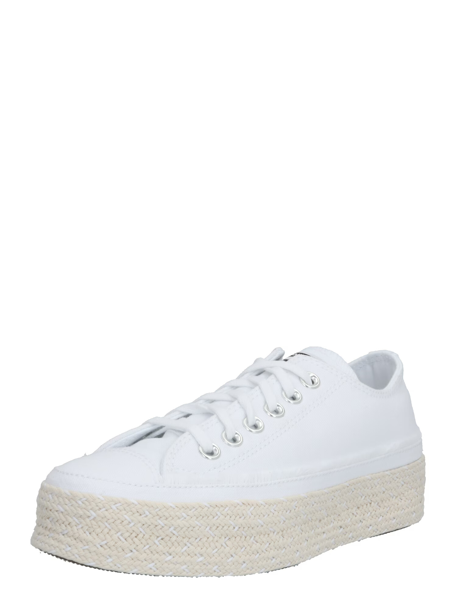 CONVERSE Sneaker low 'CHUCK TAYLOR ALL STAR ESPADRILLE - OX' alb - Pled.ro