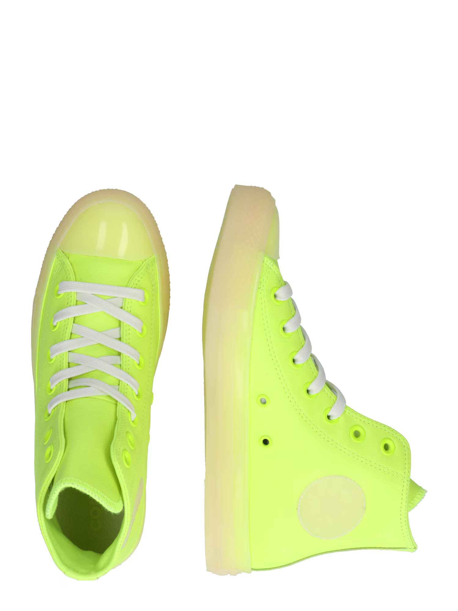 CONVERSE Sneaker low 'CHUCK TAYLOR ALL STAR' galben / galben neon / alb - Pled.ro