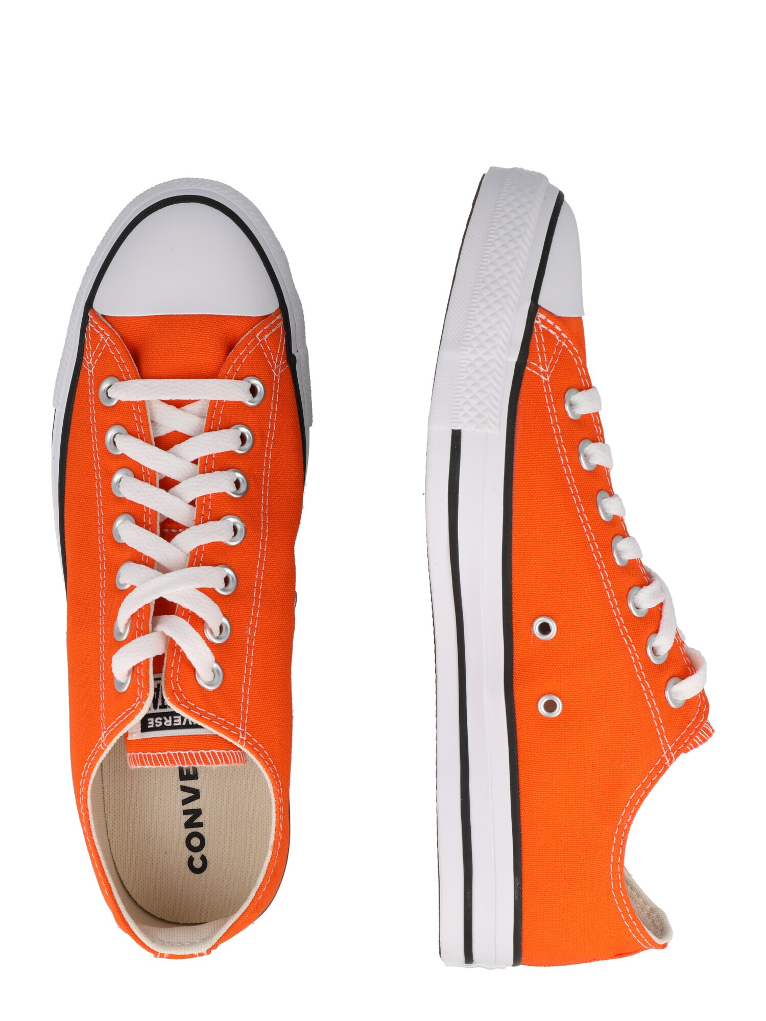 CONVERSE Sneaker low 'Chuck Taylor All Star' portocaliu / negru / alb - Pled.ro