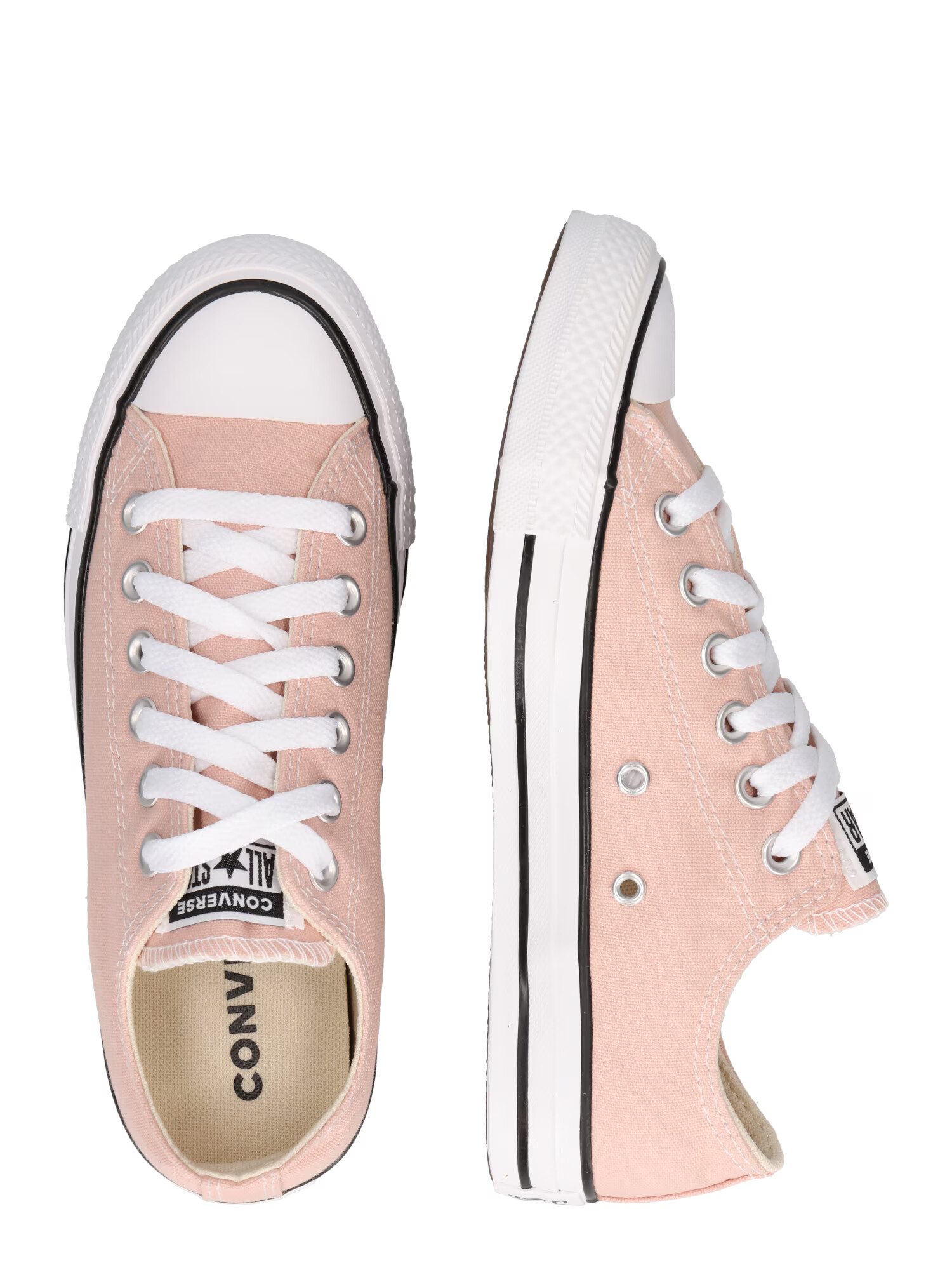 CONVERSE Sneaker low 'Chuck Taylor All Star' portocaliu somon / alb - Pled.ro