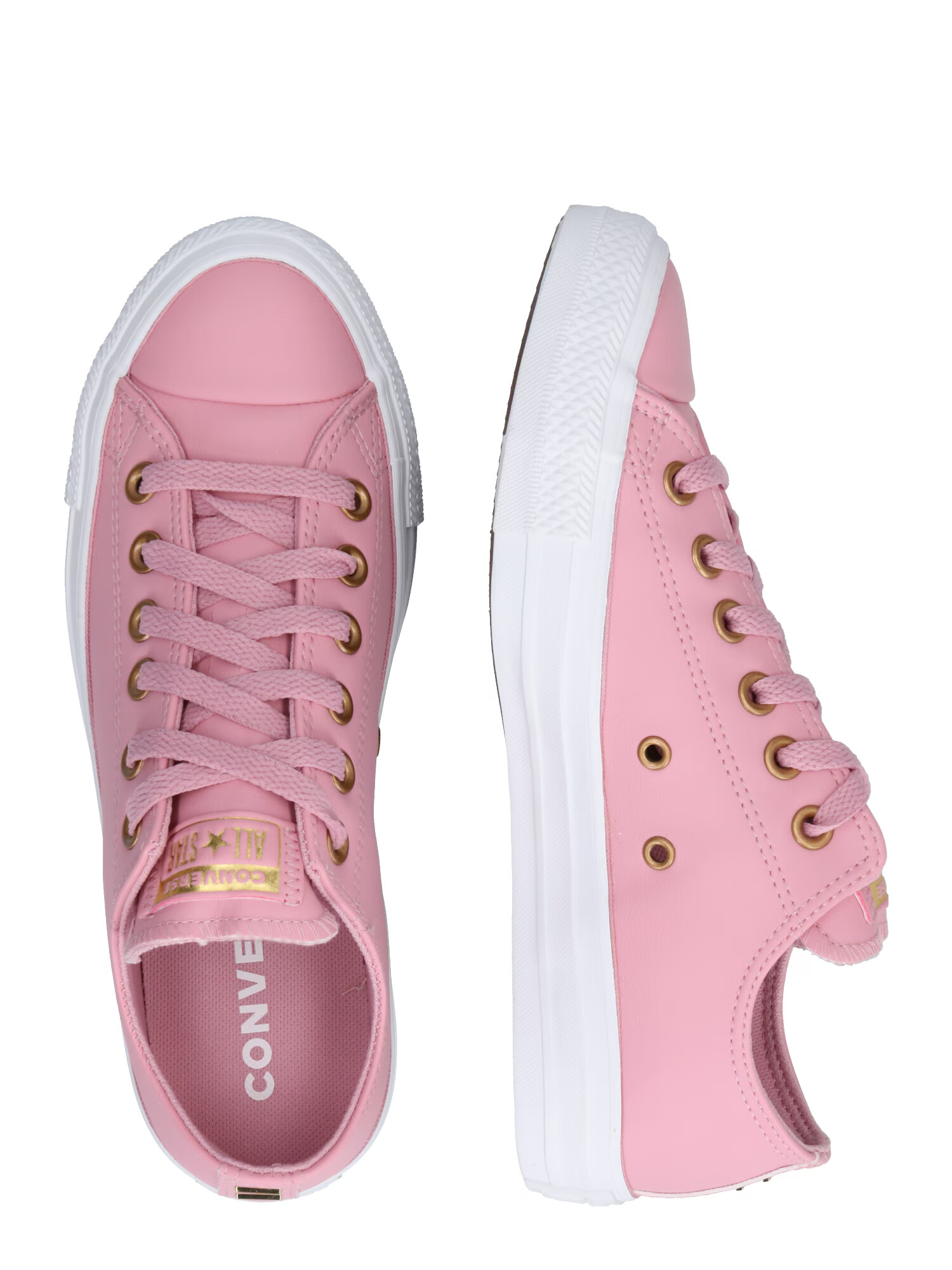 CONVERSE Sneaker low 'CTAS OX' auriu / roz / alb - Pled.ro