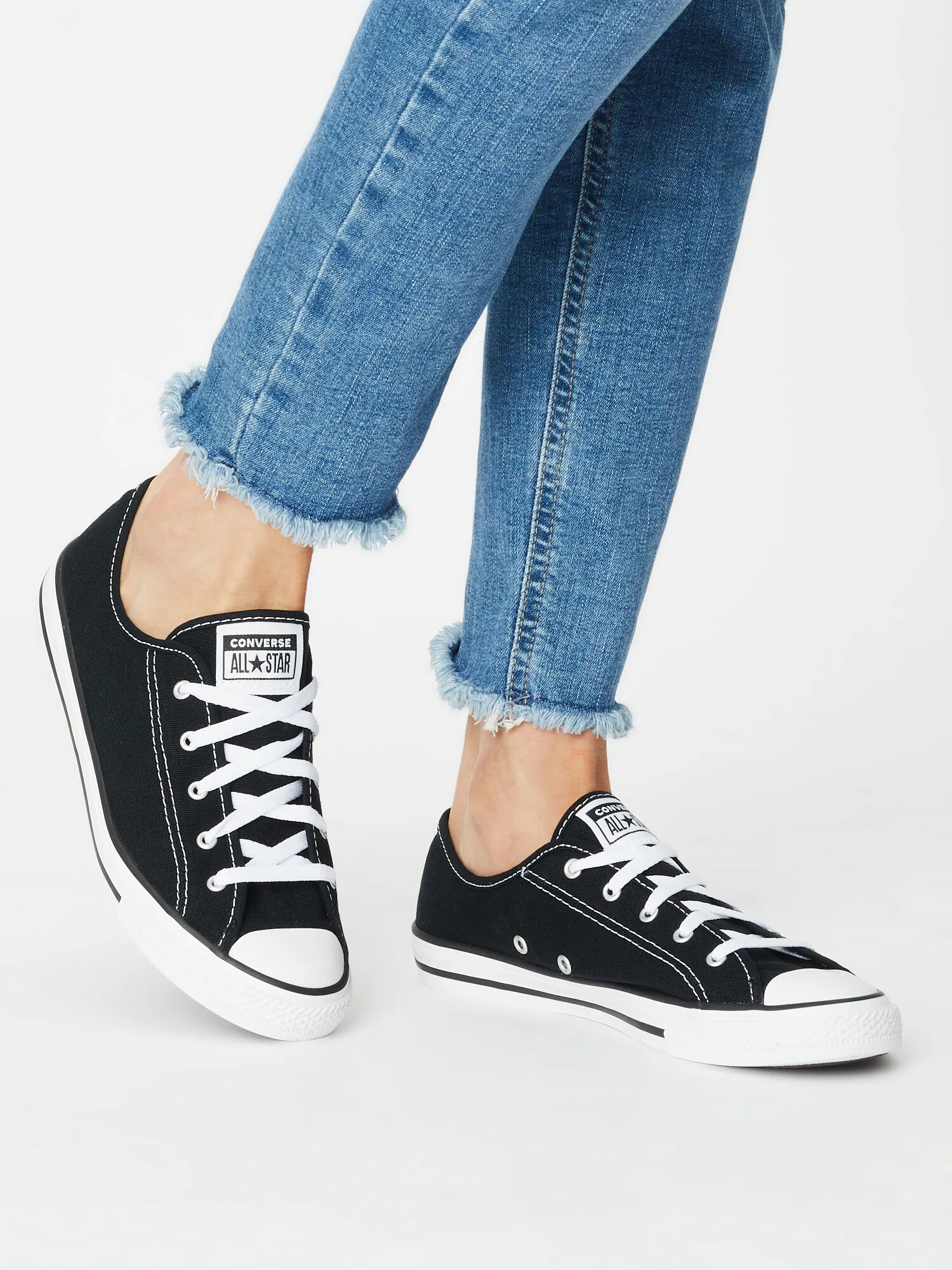 CONVERSE Sneaker low 'Dainty Low Ox' negru - Pled.ro