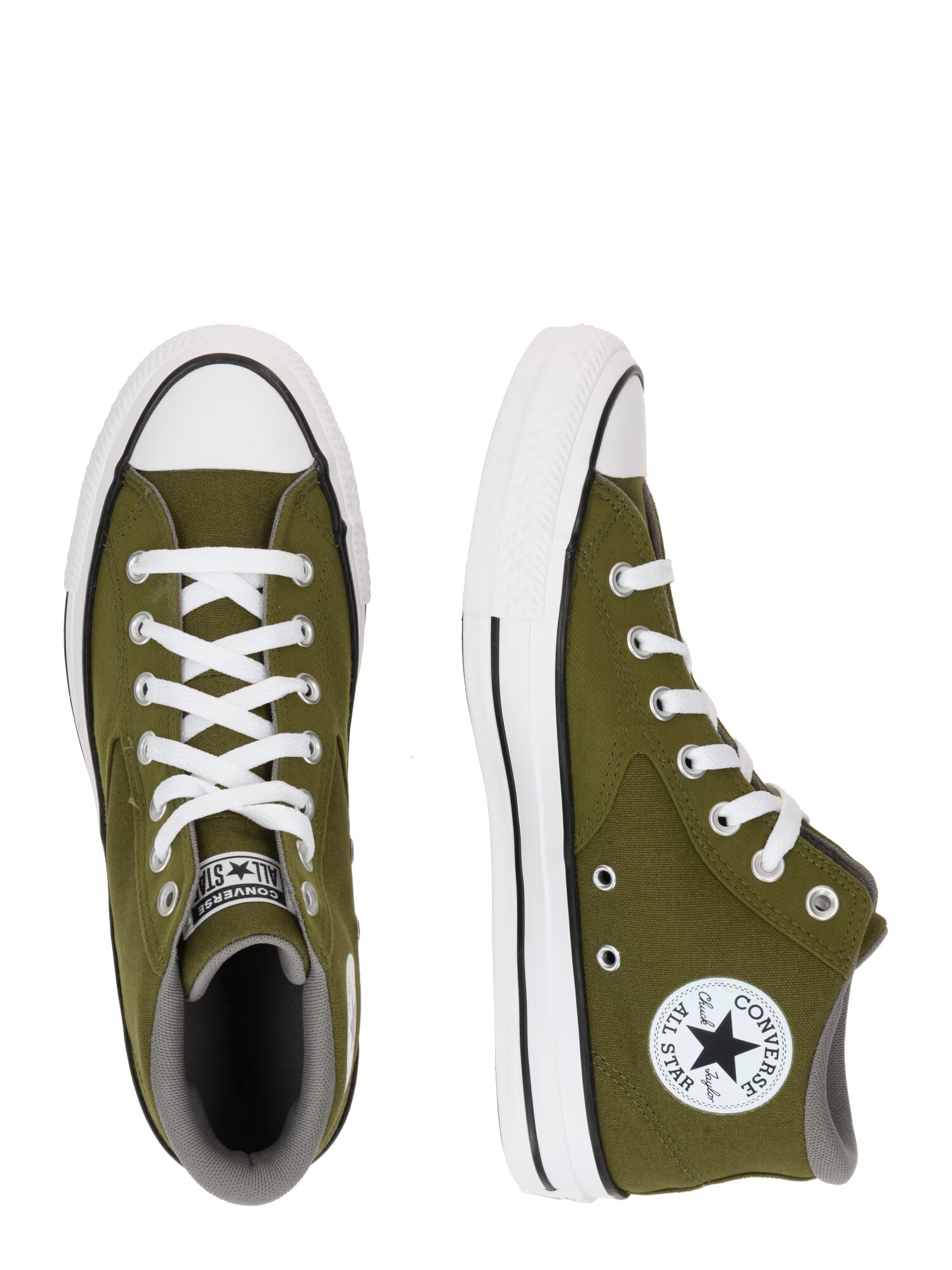 CONVERSE Sneaker low 'Malden Street' oliv / negru / alb - Pled.ro