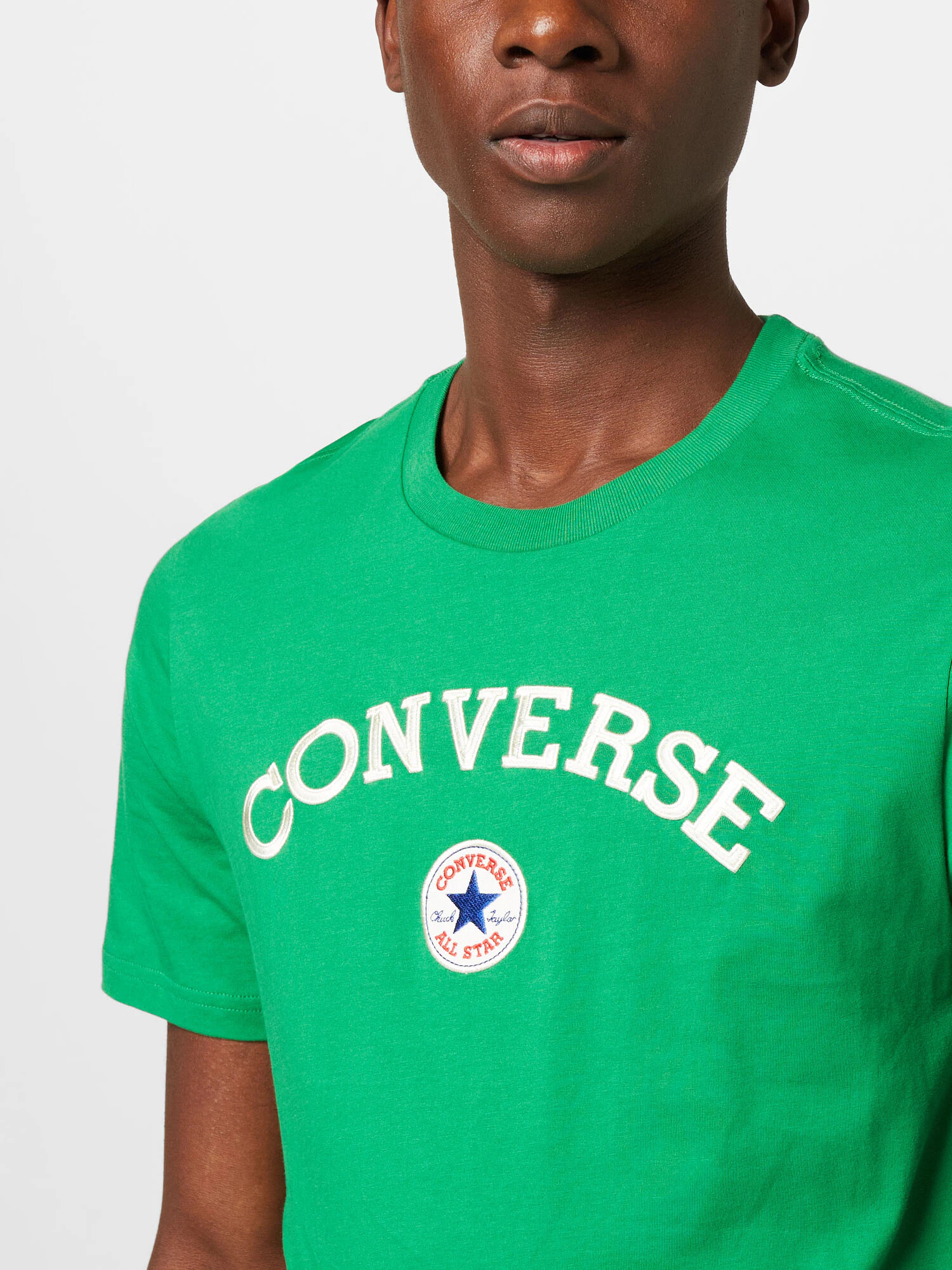 CONVERSE Tricou 'Chuck' albastru / verde / roșu / alb - Pled.ro