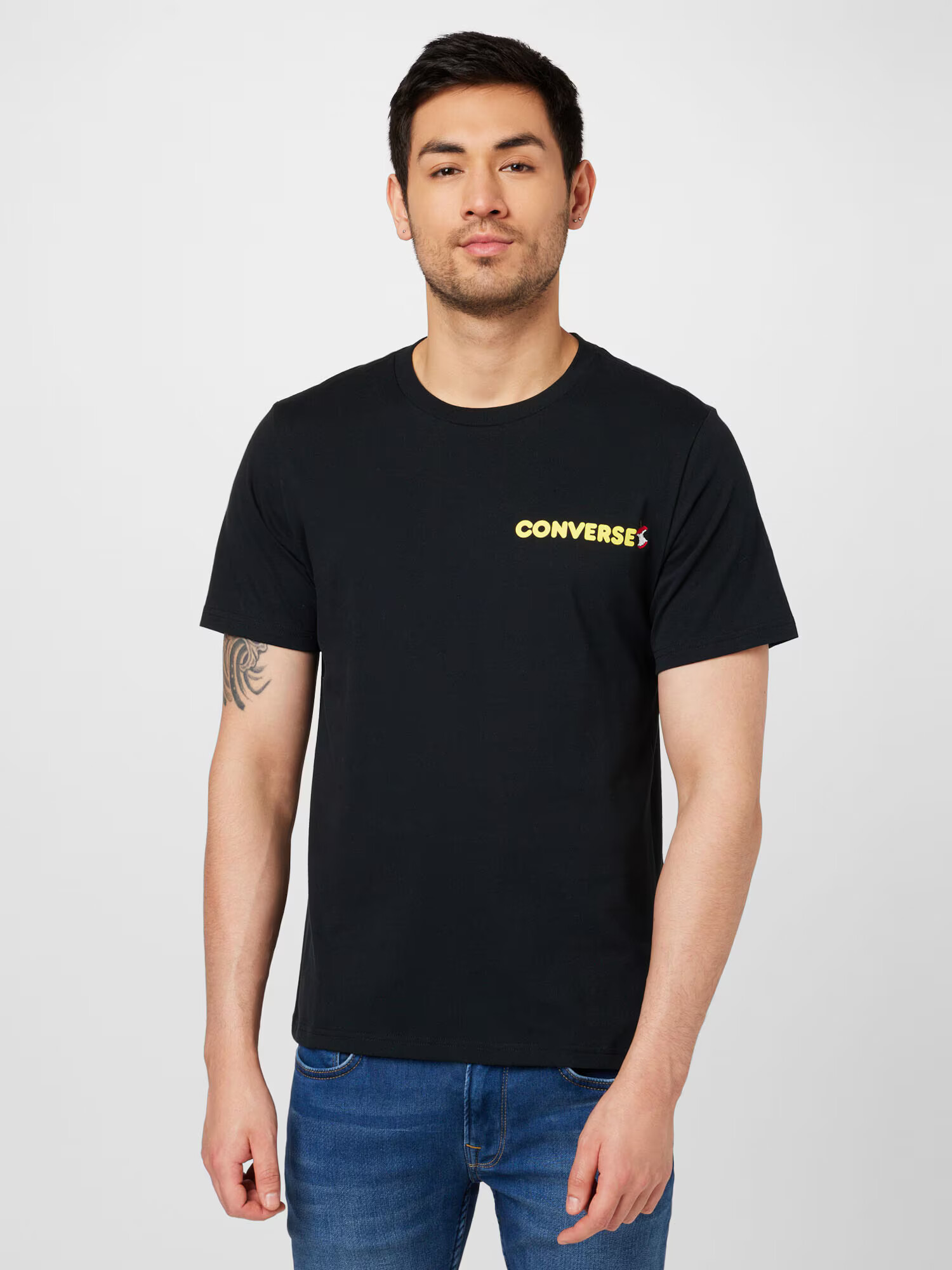 CONVERSE Tricou negru - Pled.ro