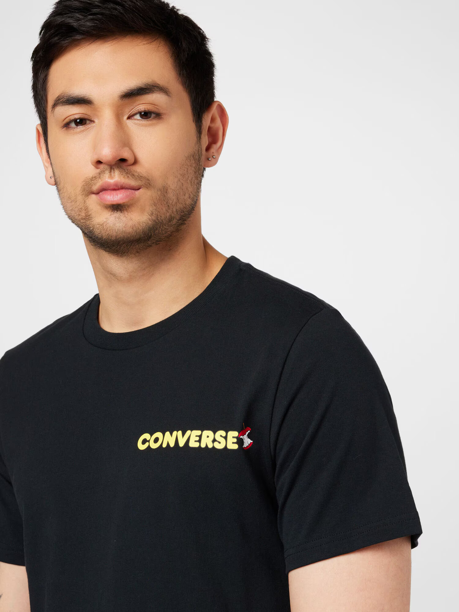 CONVERSE Tricou negru - Pled.ro