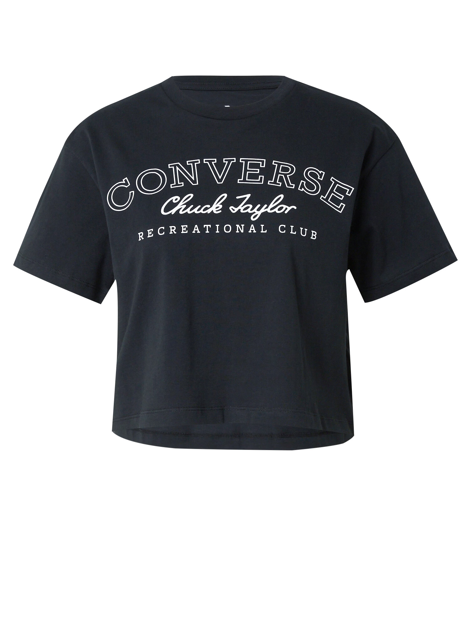 CONVERSE Tricou negru / alb - Pled.ro