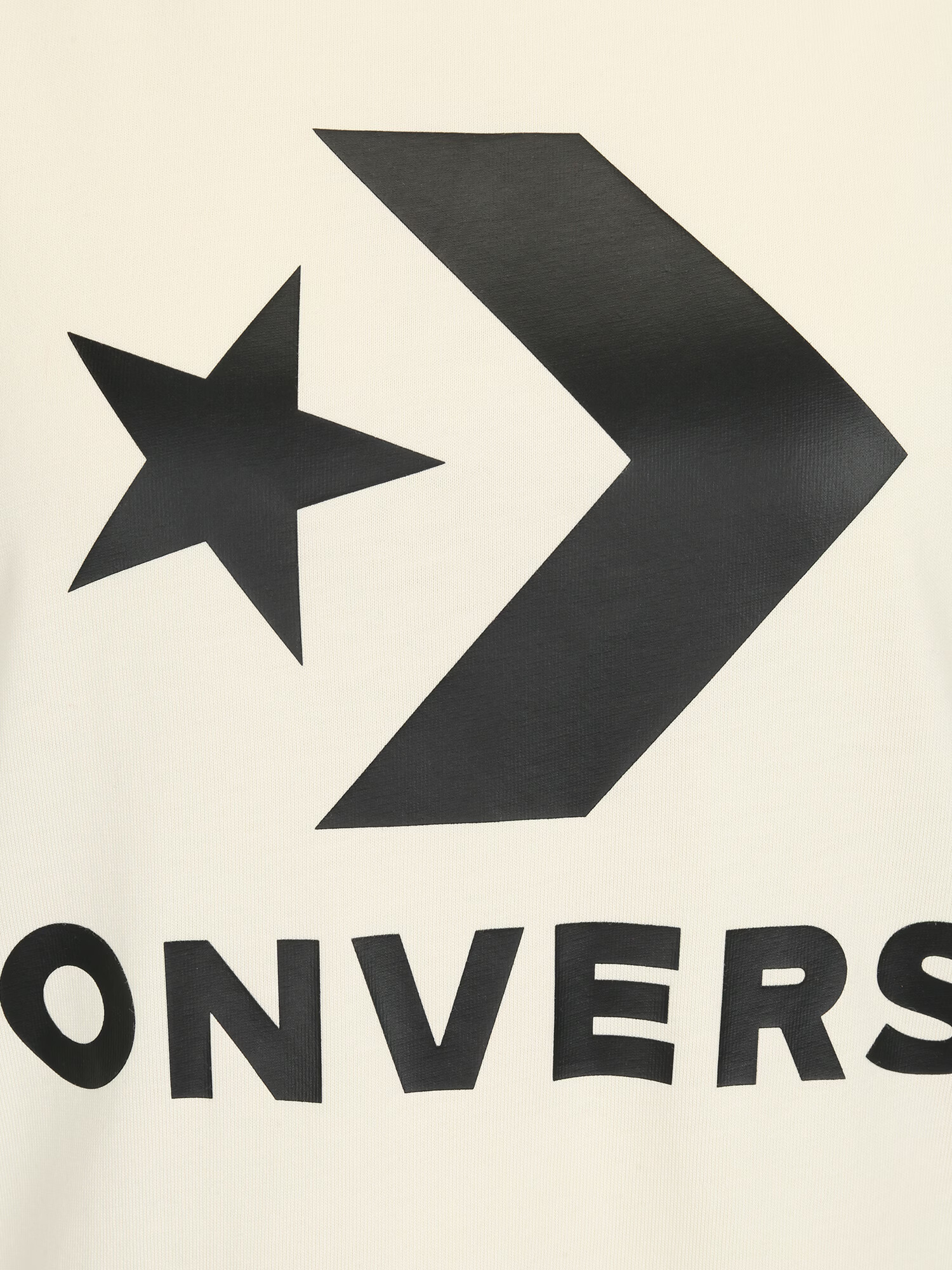 CONVERSE Tricou negru / alb lână - Pled.ro