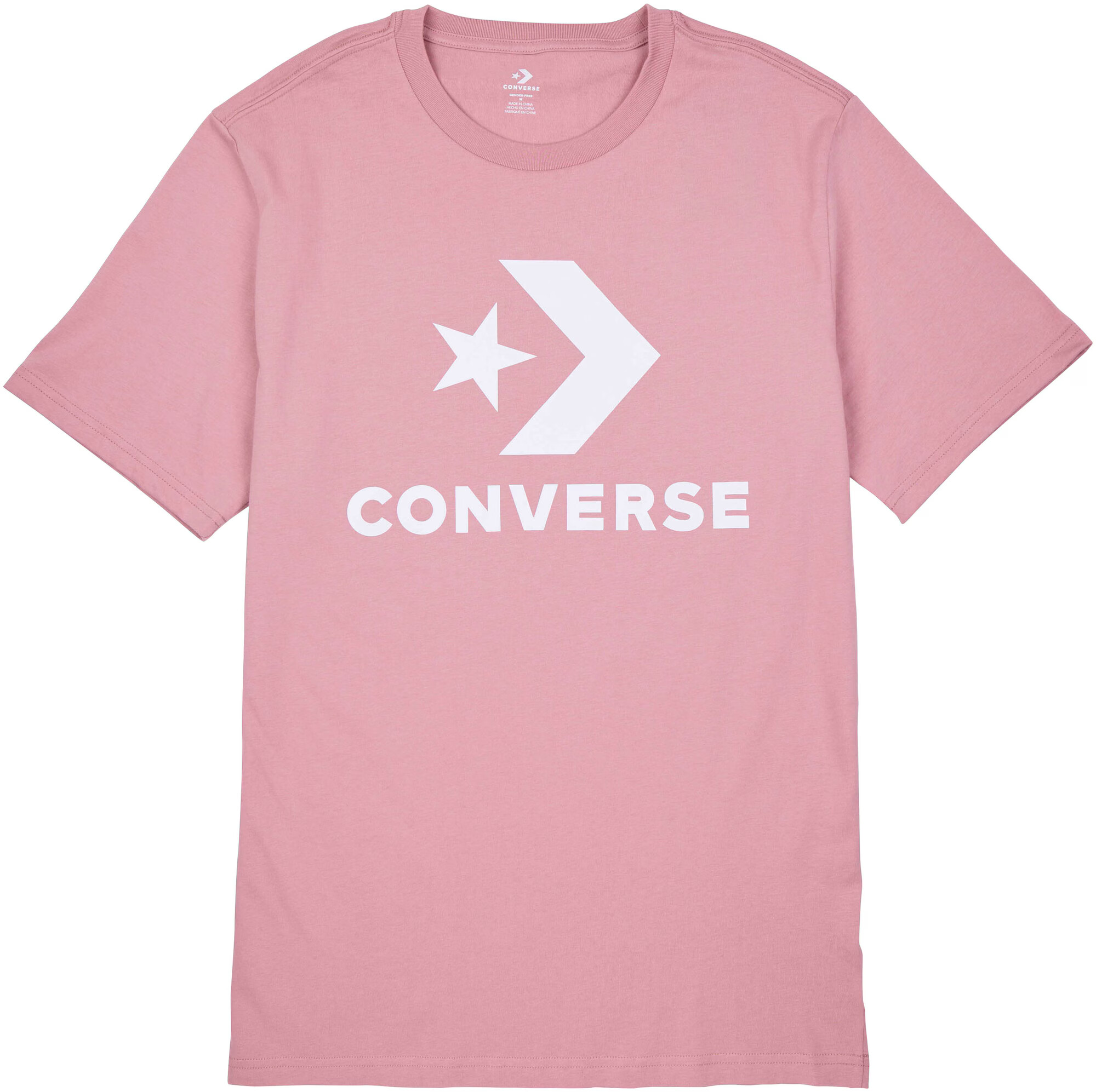 CONVERSE Tricou roz / alb - Pled.ro