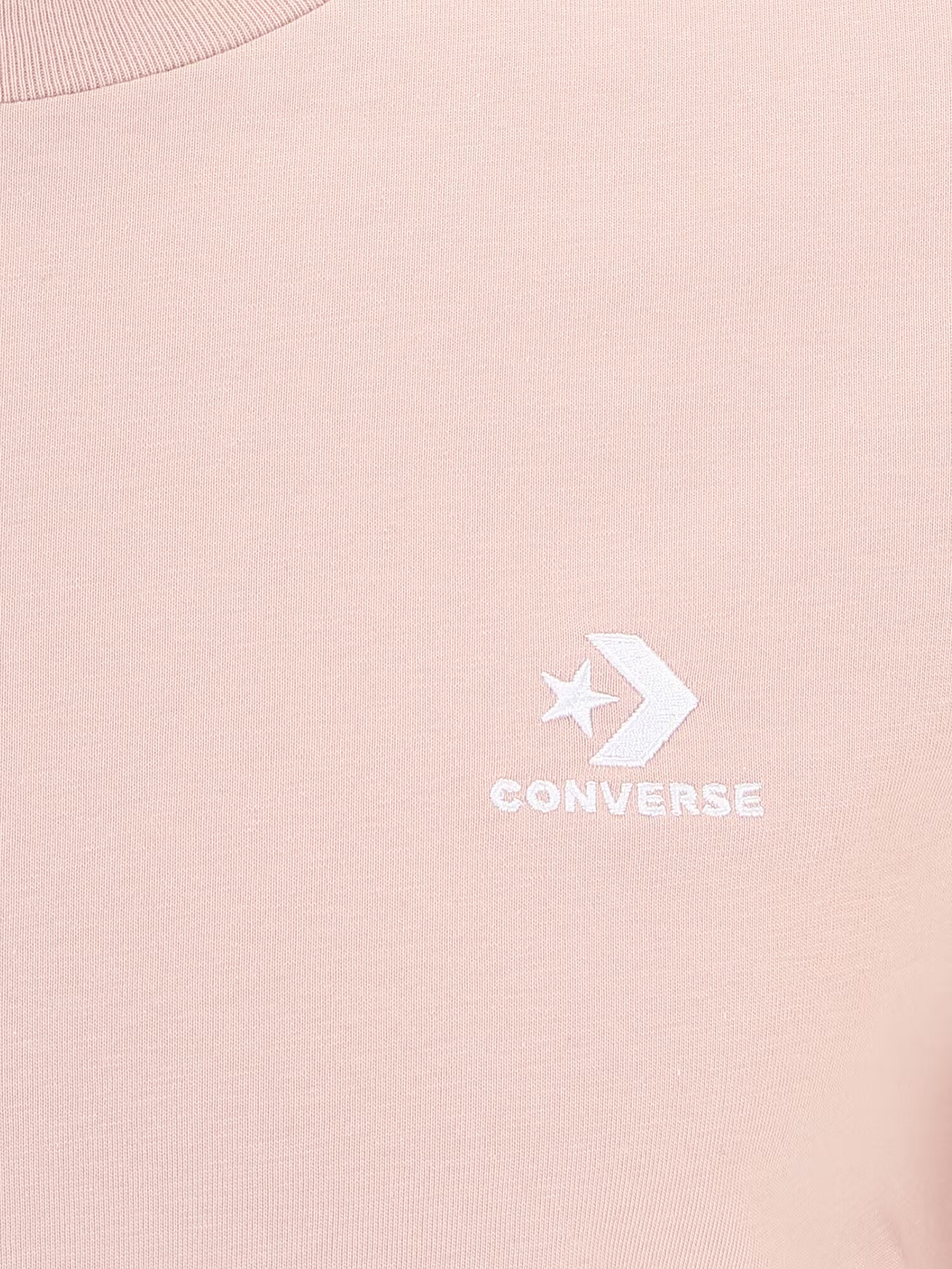 CONVERSE Tricou roz pastel / alb murdar - Pled.ro