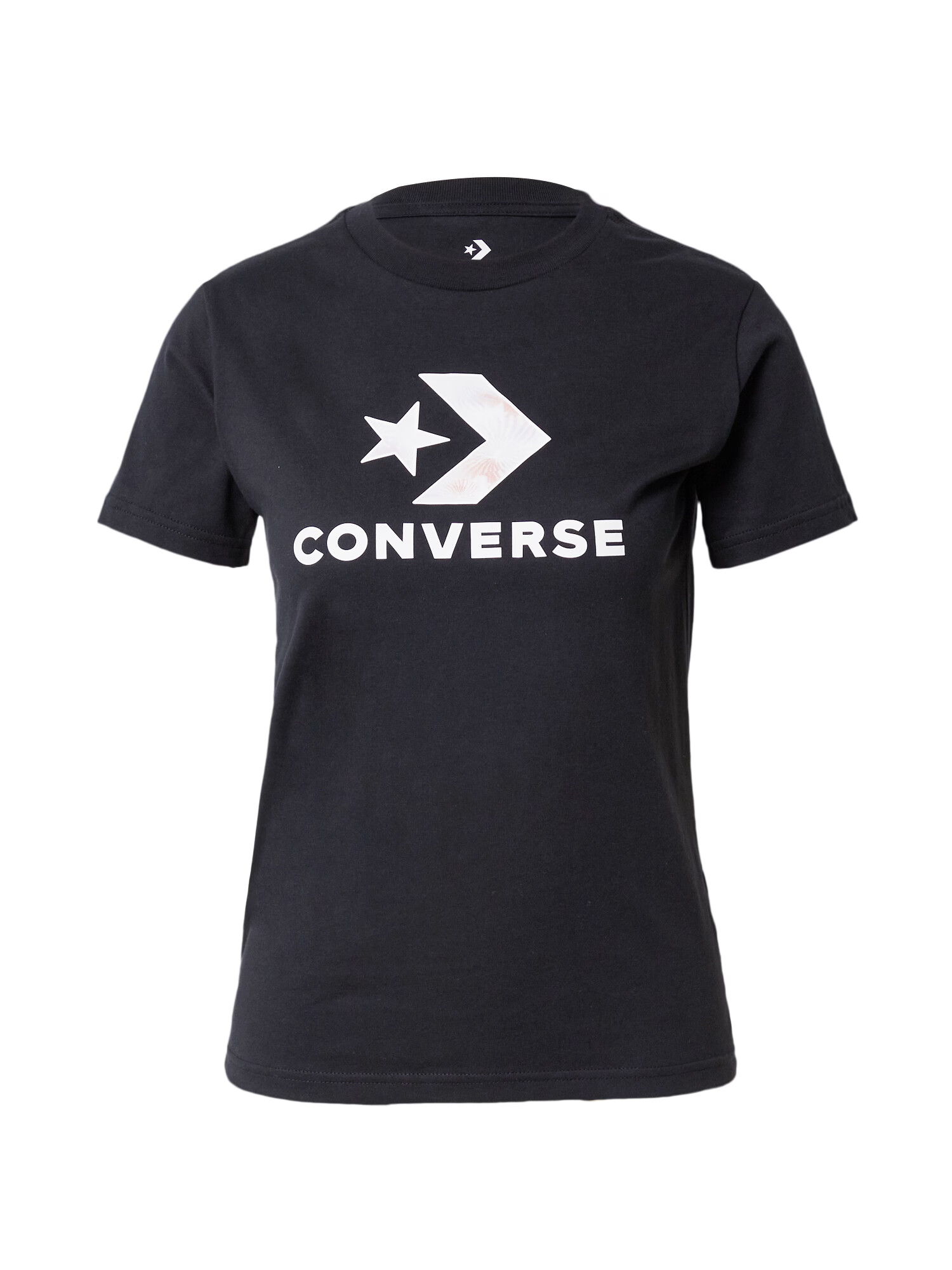 CONVERSE Tricou roz pal / negru / alb - Pled.ro