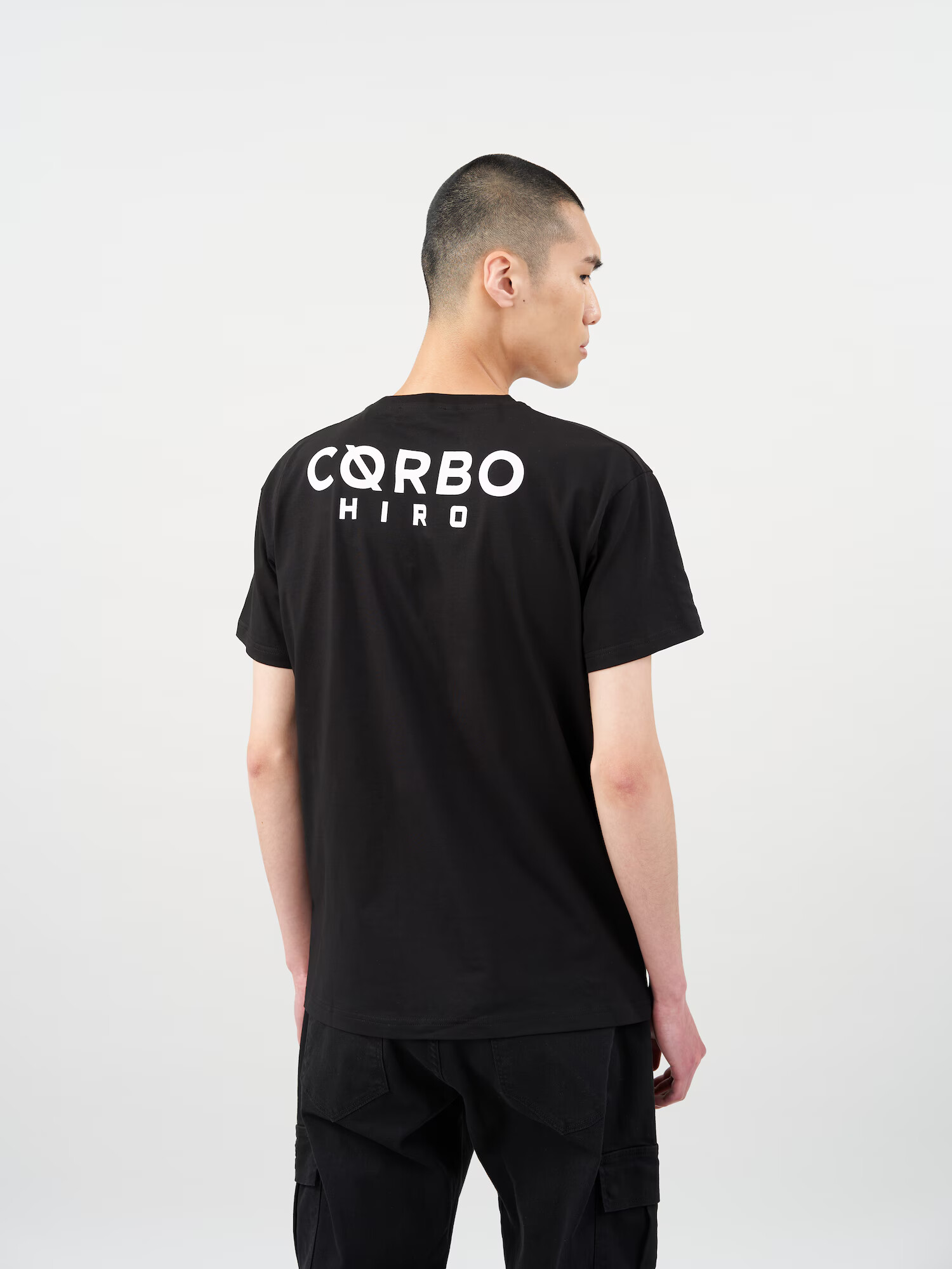 Cørbo Hiro Tricou 'Shibuya' negru / alb - Pled.ro