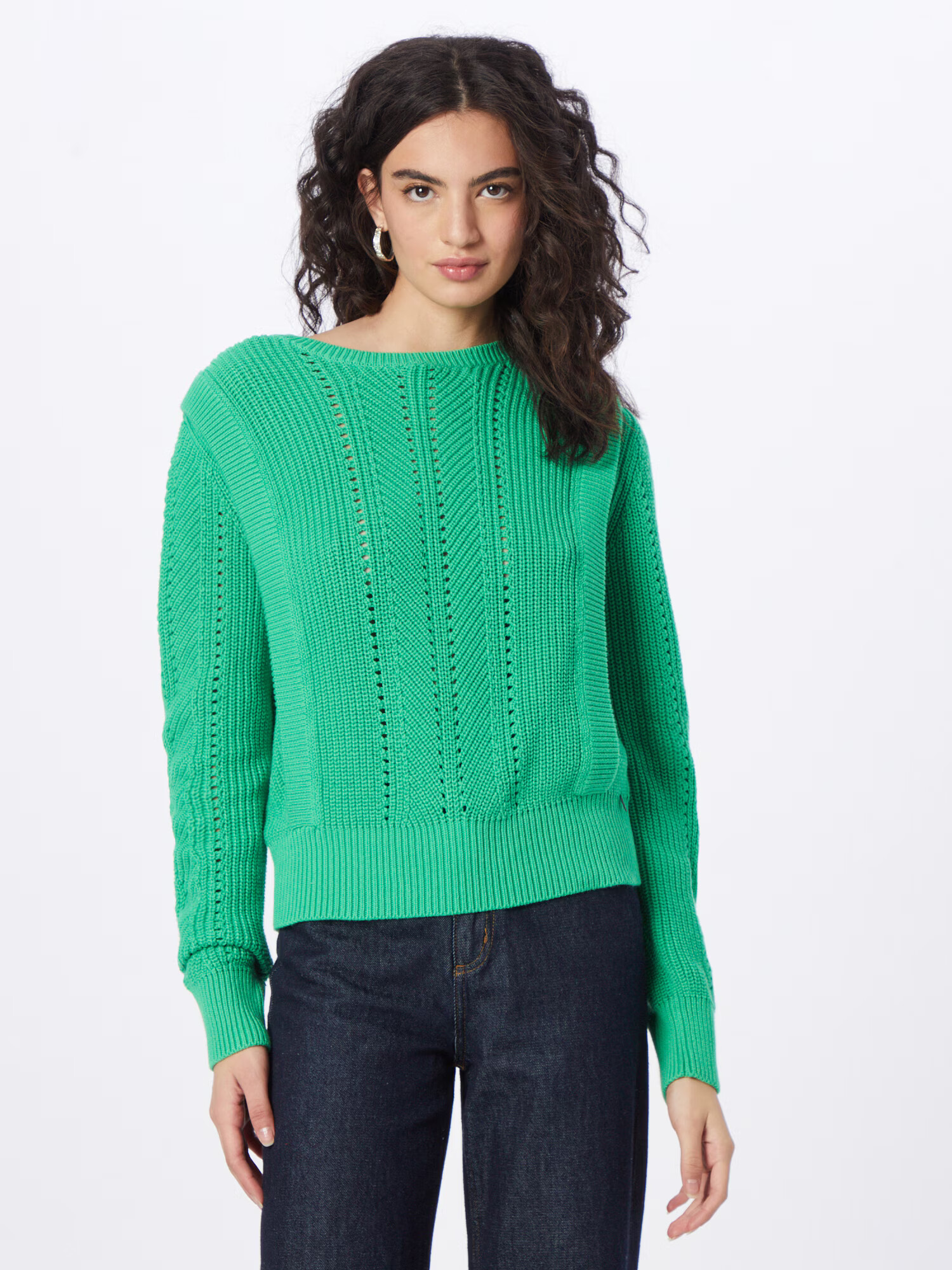 Coster Copenhagen Pulover 'Seawool' verde - Pled.ro